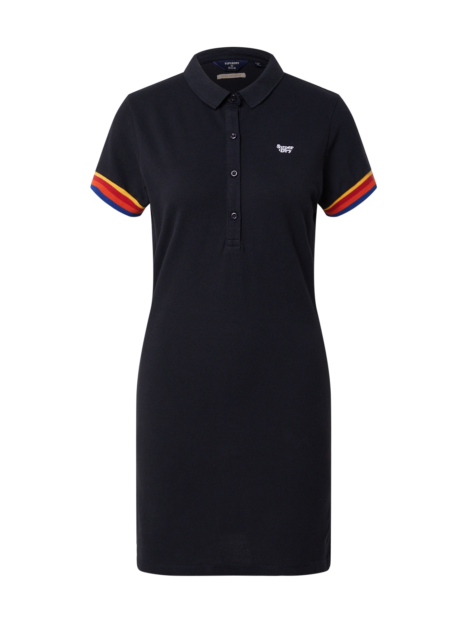 Superdry Obleka  kraljevo modra / temno modra / svetlo oranžna / bela