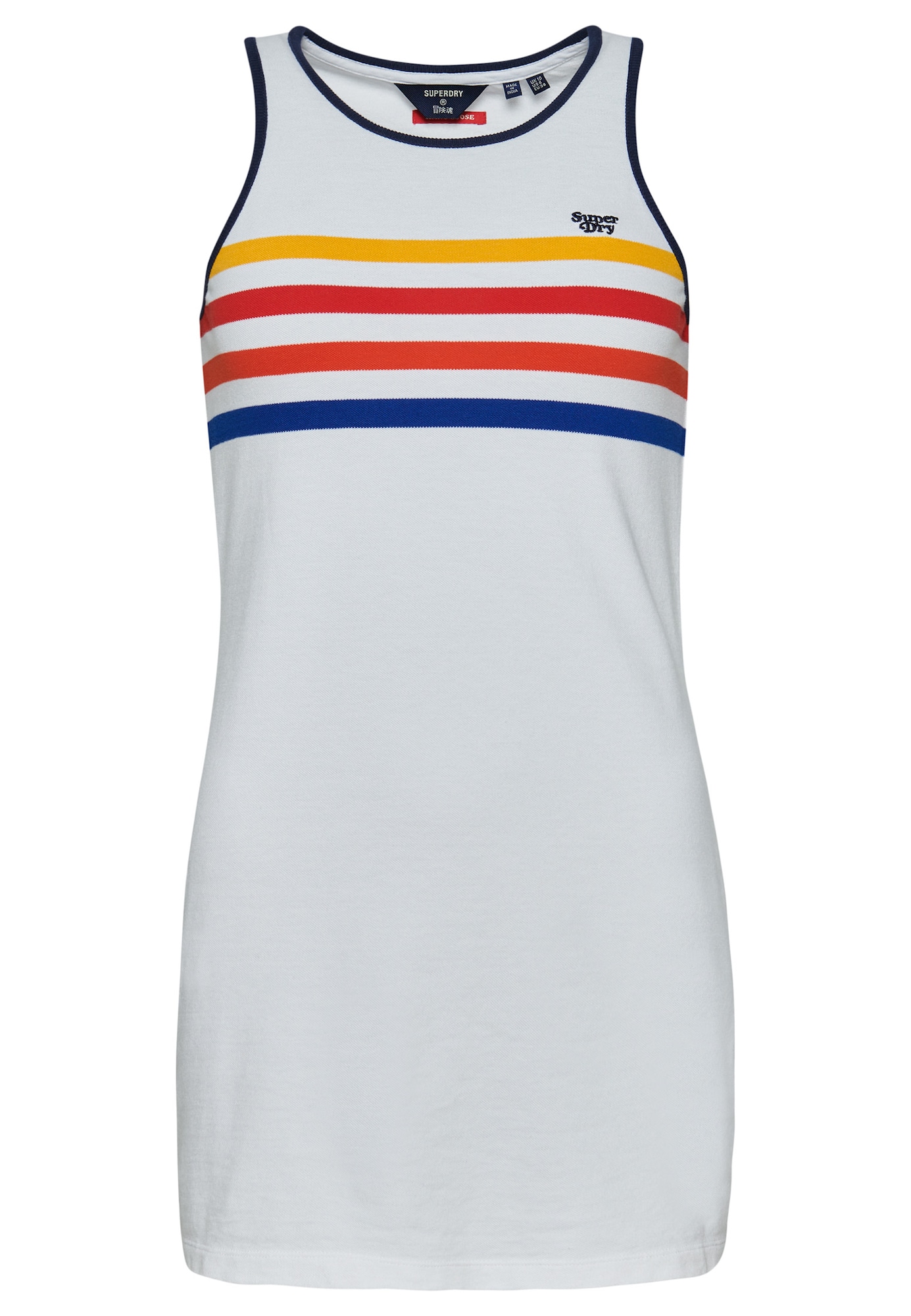 Superdry Poletna obleka  mešane barve / bela