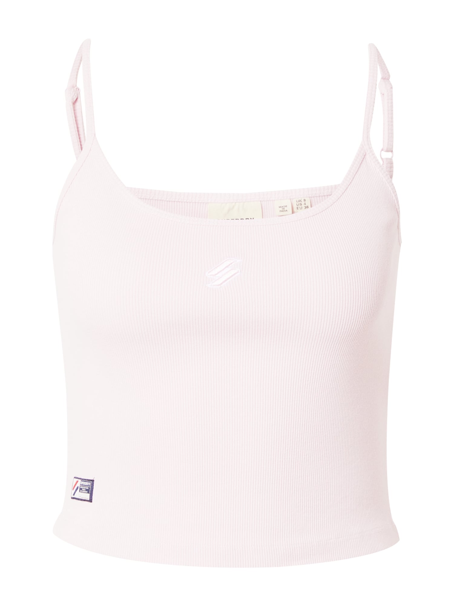Superdry Top  nočno modra / svetlo roza / rdeča / bela