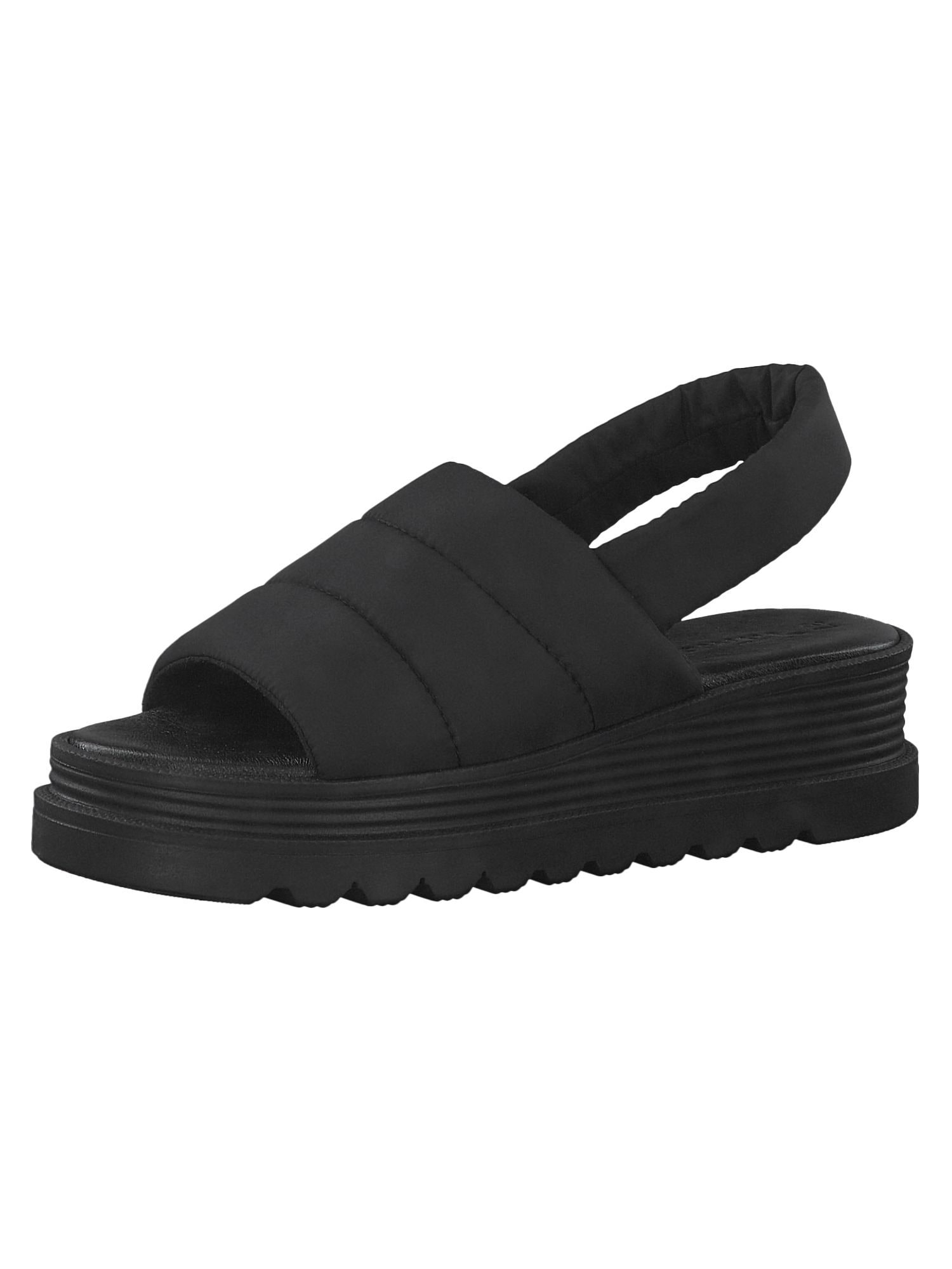 TAMARIS Sandali  črna