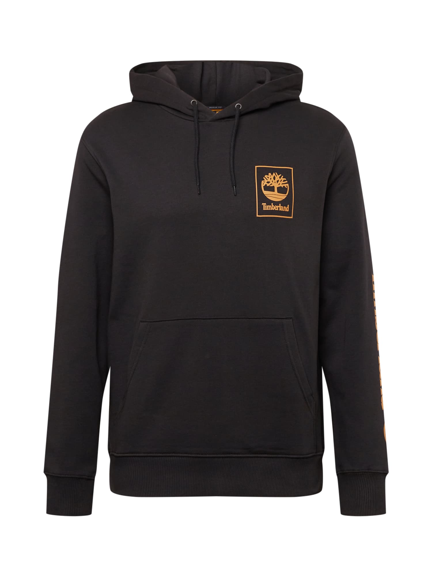 TIMBERLAND Majica  oranžna / črna