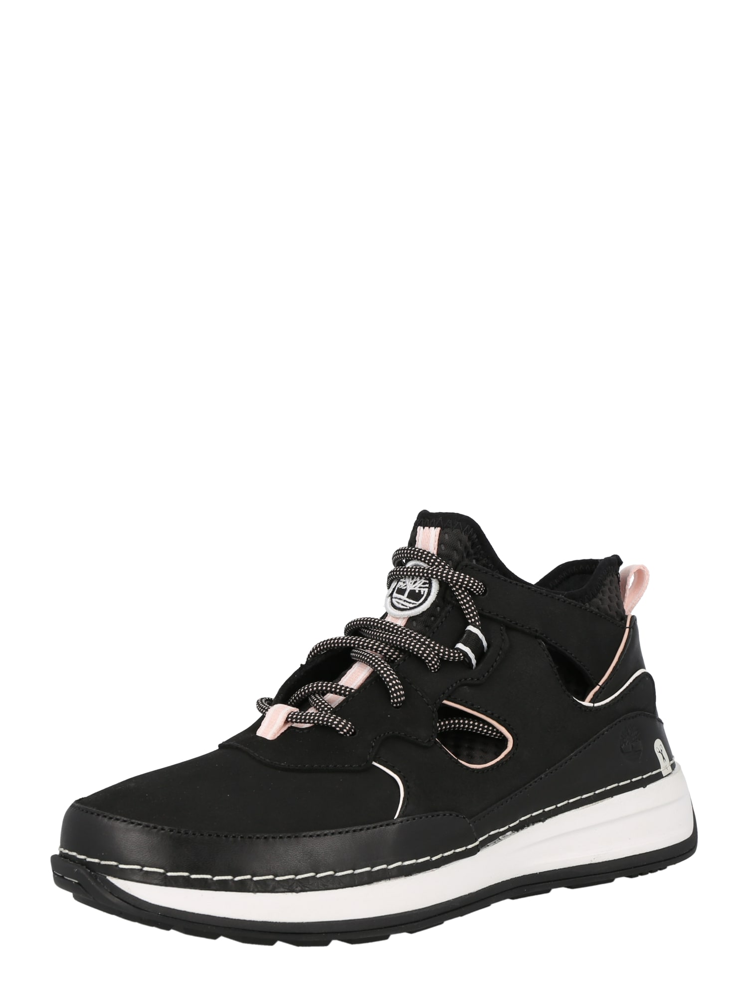 TIMBERLAND Športni čevlji z vezalkami  roza / črna / bela