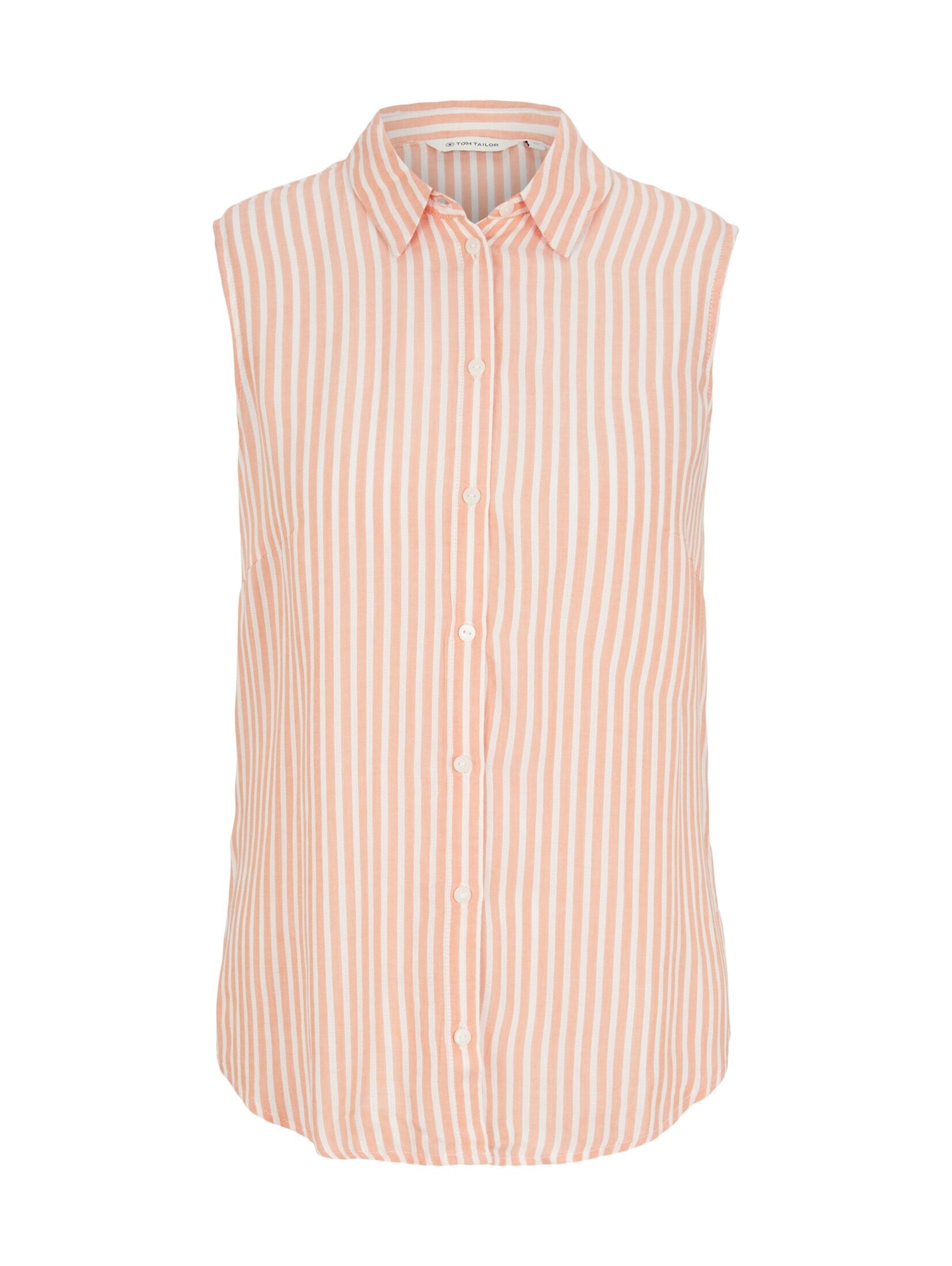 TOM TAILOR Bluza  breskev / bela