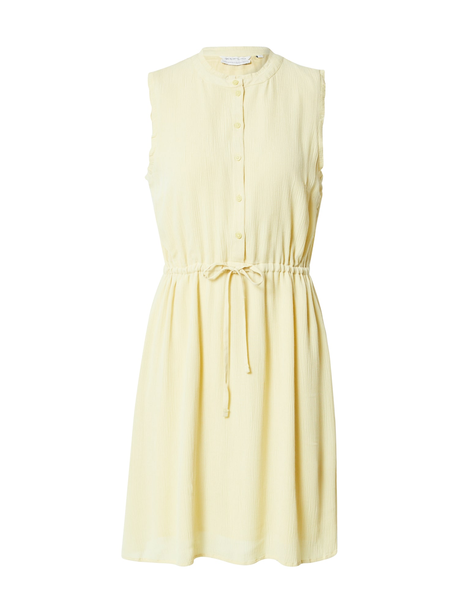 TOM TAILOR DENIM Obleka  pastelno rumena
