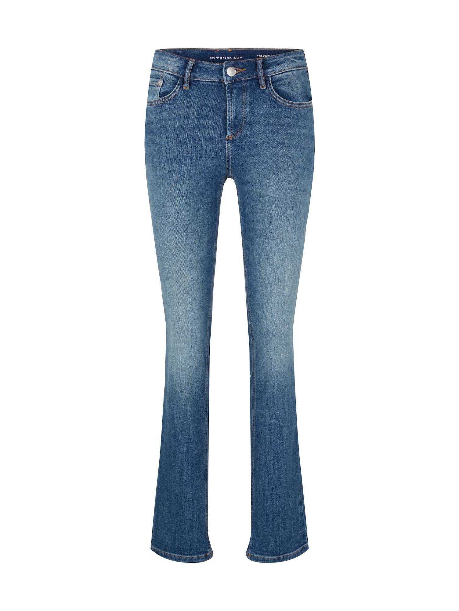 TOM TAILOR Kavbojke 'Alexa'  moder denim / bela