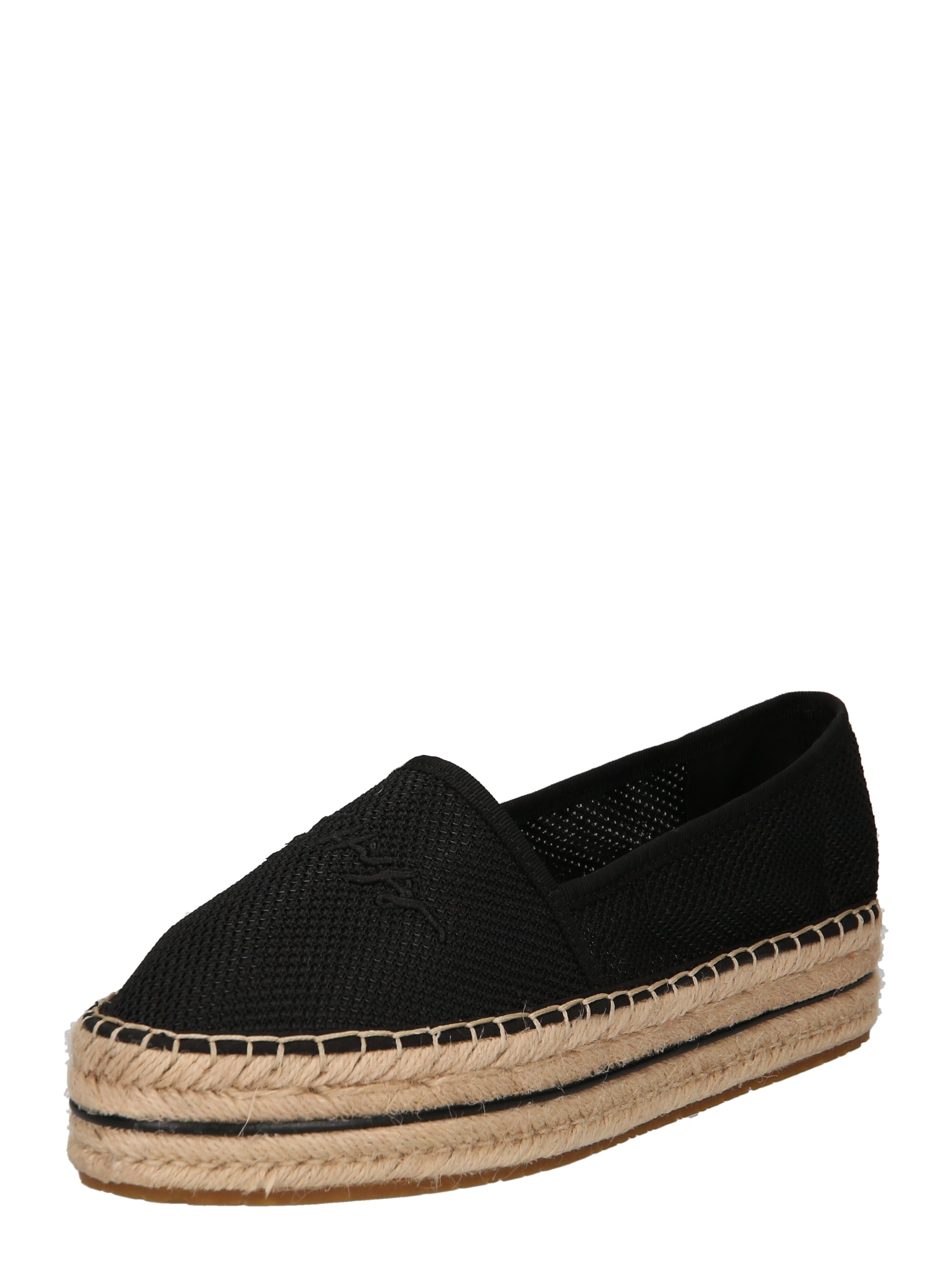 TOMMY HILFIGER Espadrile  bež / črna