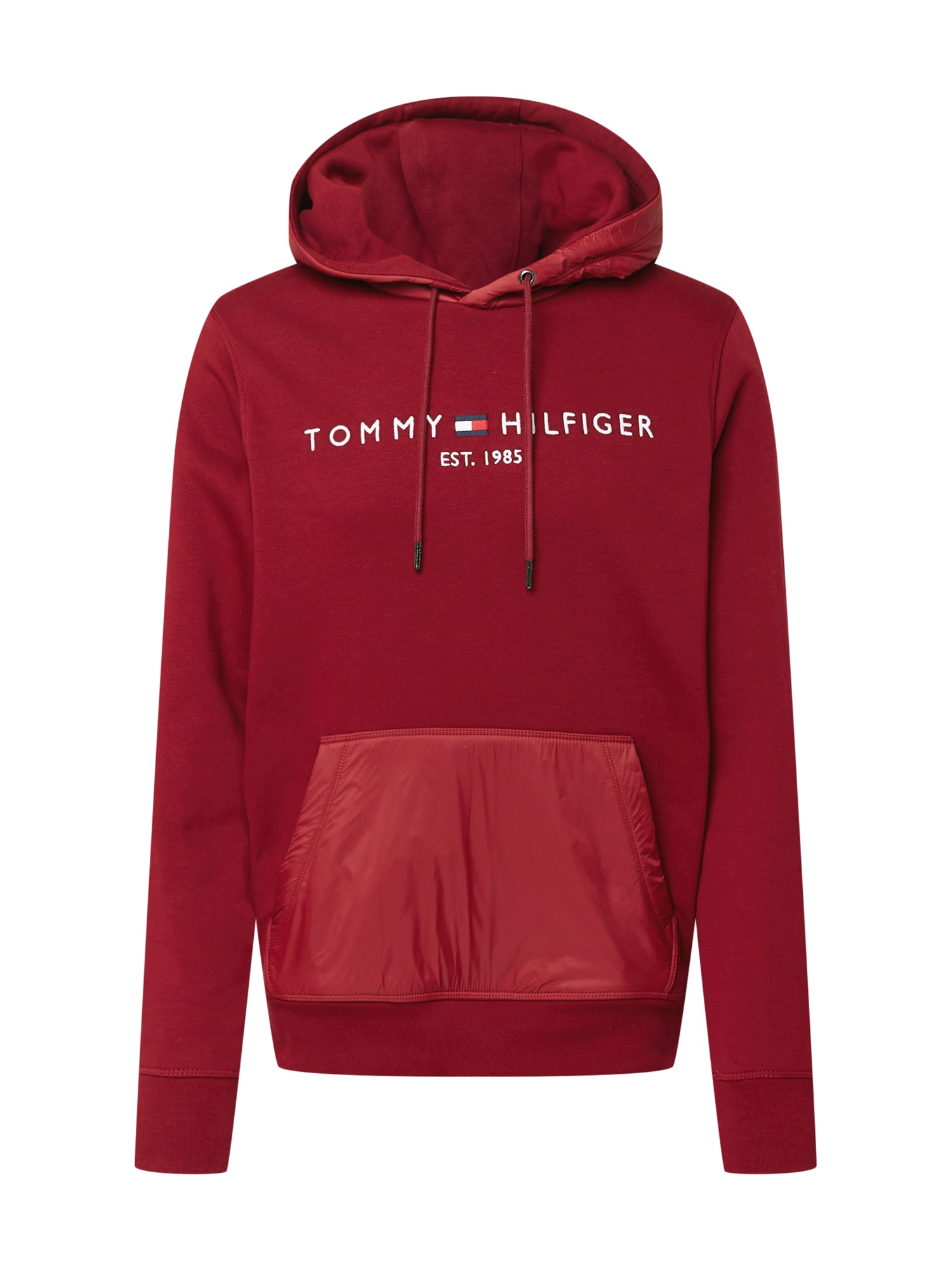 TOMMY HILFIGER Majica  marine / temno rdeča / bela
