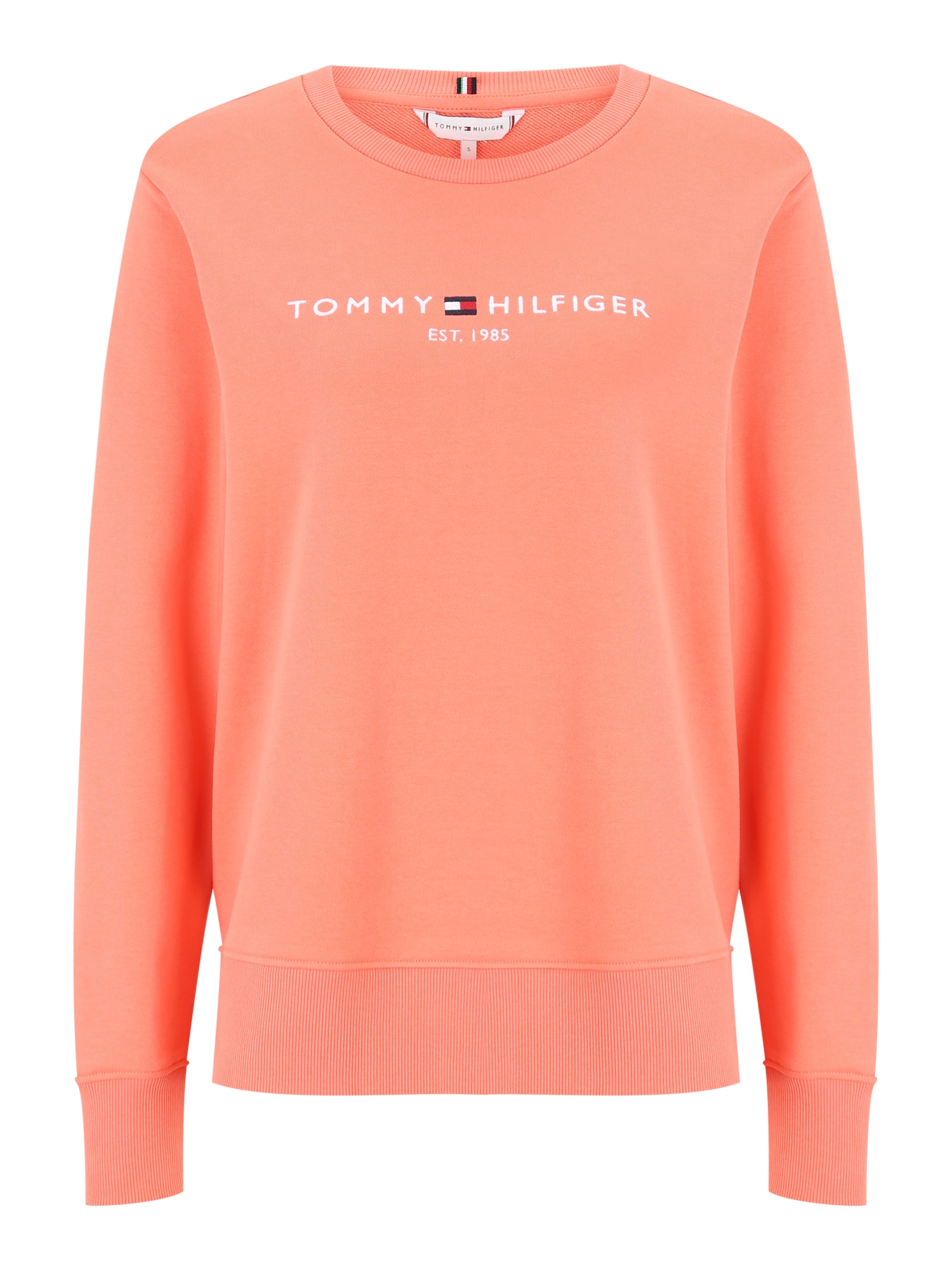 TOMMY HILFIGER Majica  mornarska / korala / bela