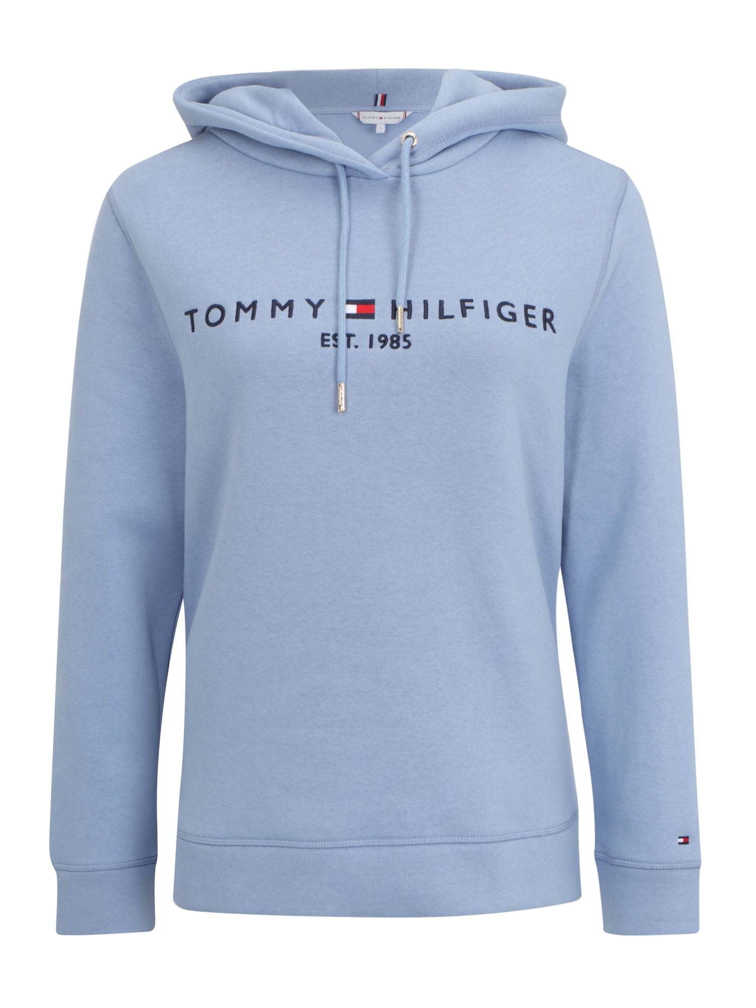 TOMMY HILFIGER Majica  nočno modra / svetlo modra / rdeča / bela