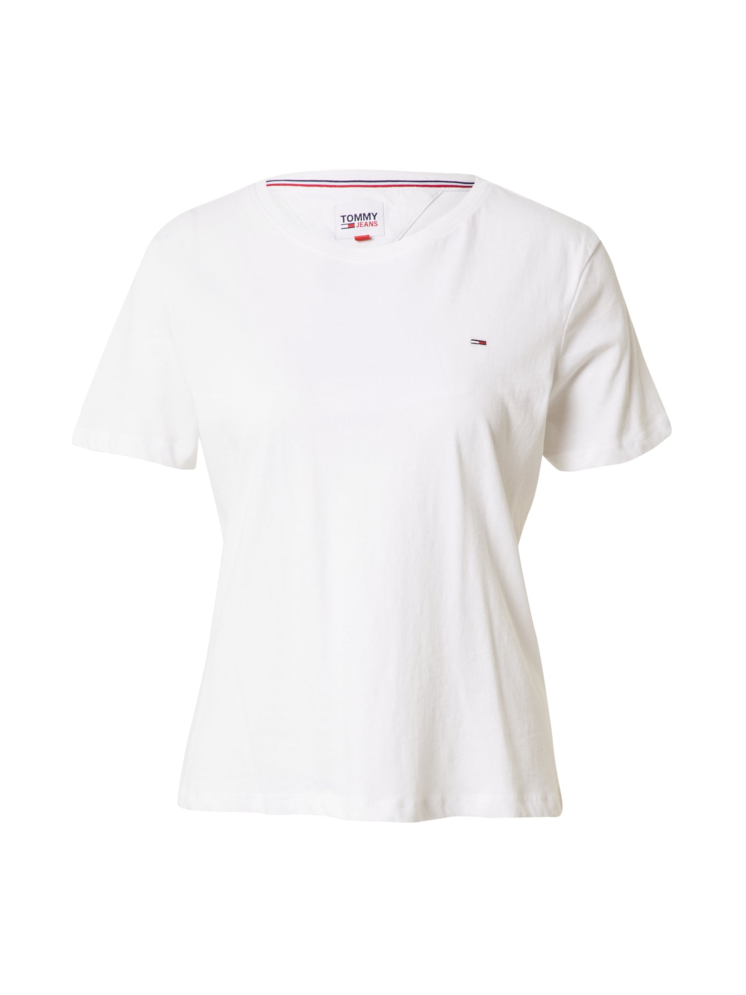 Tommy Jeans Majica  mornarska / rdeča / bela