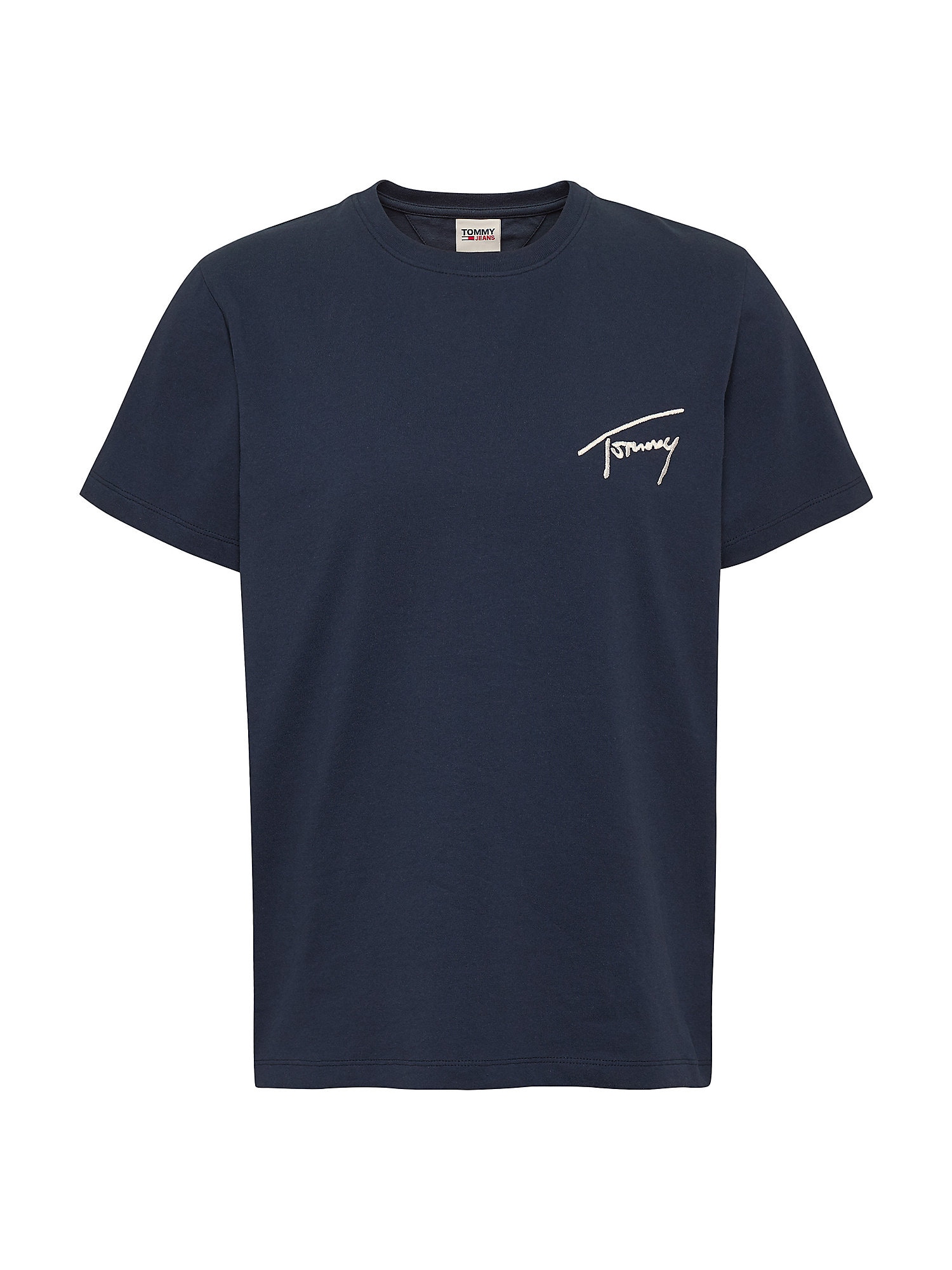 Tommy Jeans Majica  mornarska / rdeča / bela