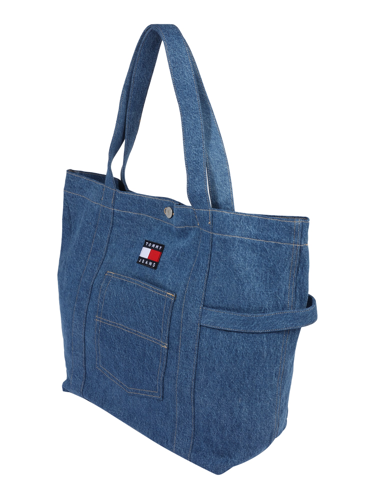 Tommy Jeans Nakupovalna torba  moder denim / temno modra / rdeča / bela