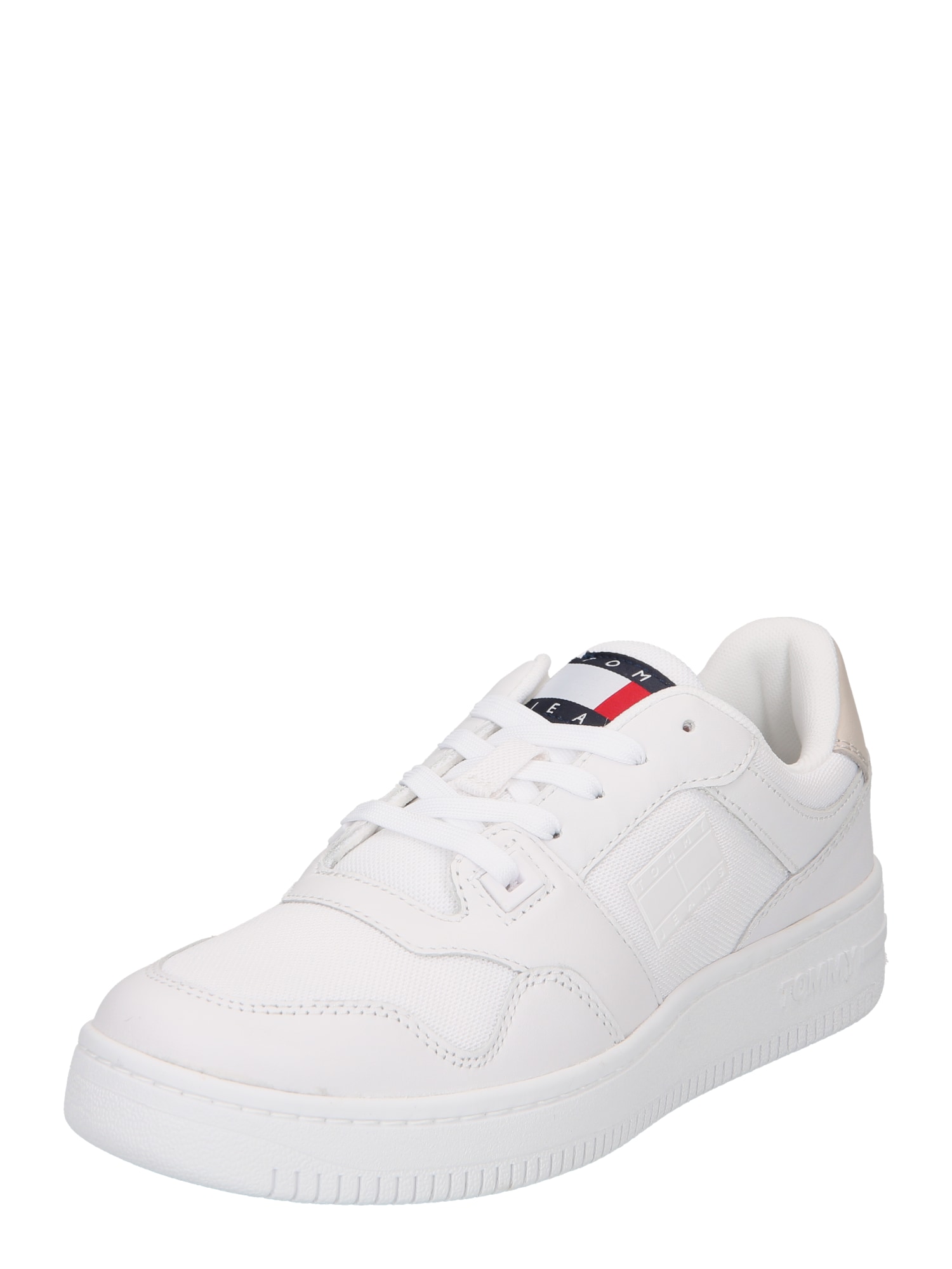 Tommy Jeans Nizke superge  mornarska / ognjeno rdeča / bela
