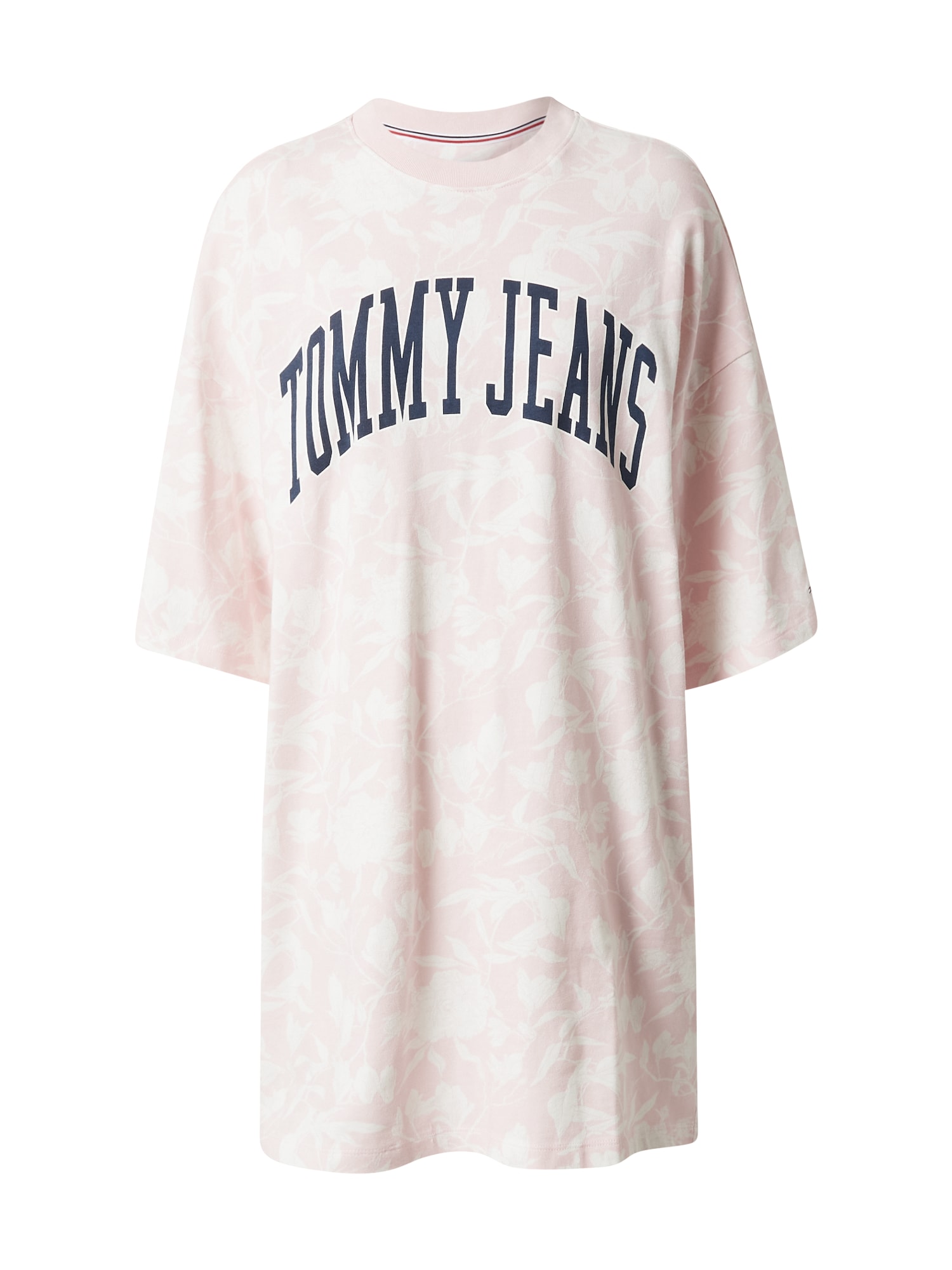 Tommy Jeans Obleka 'COLLEGIATE'  mornarska / roza / pastelno roza