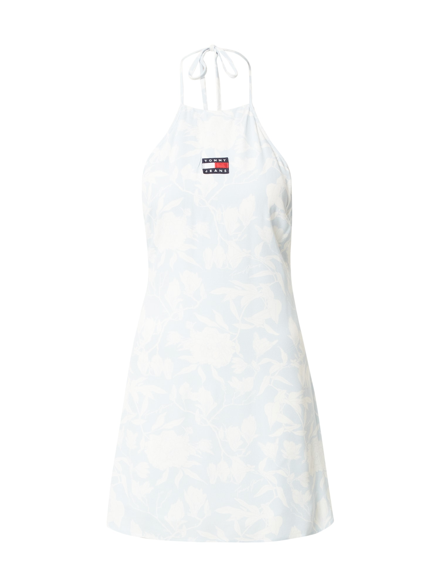 Tommy Jeans Poletna obleka  mornarska / svetlo modra / rdeča / bela