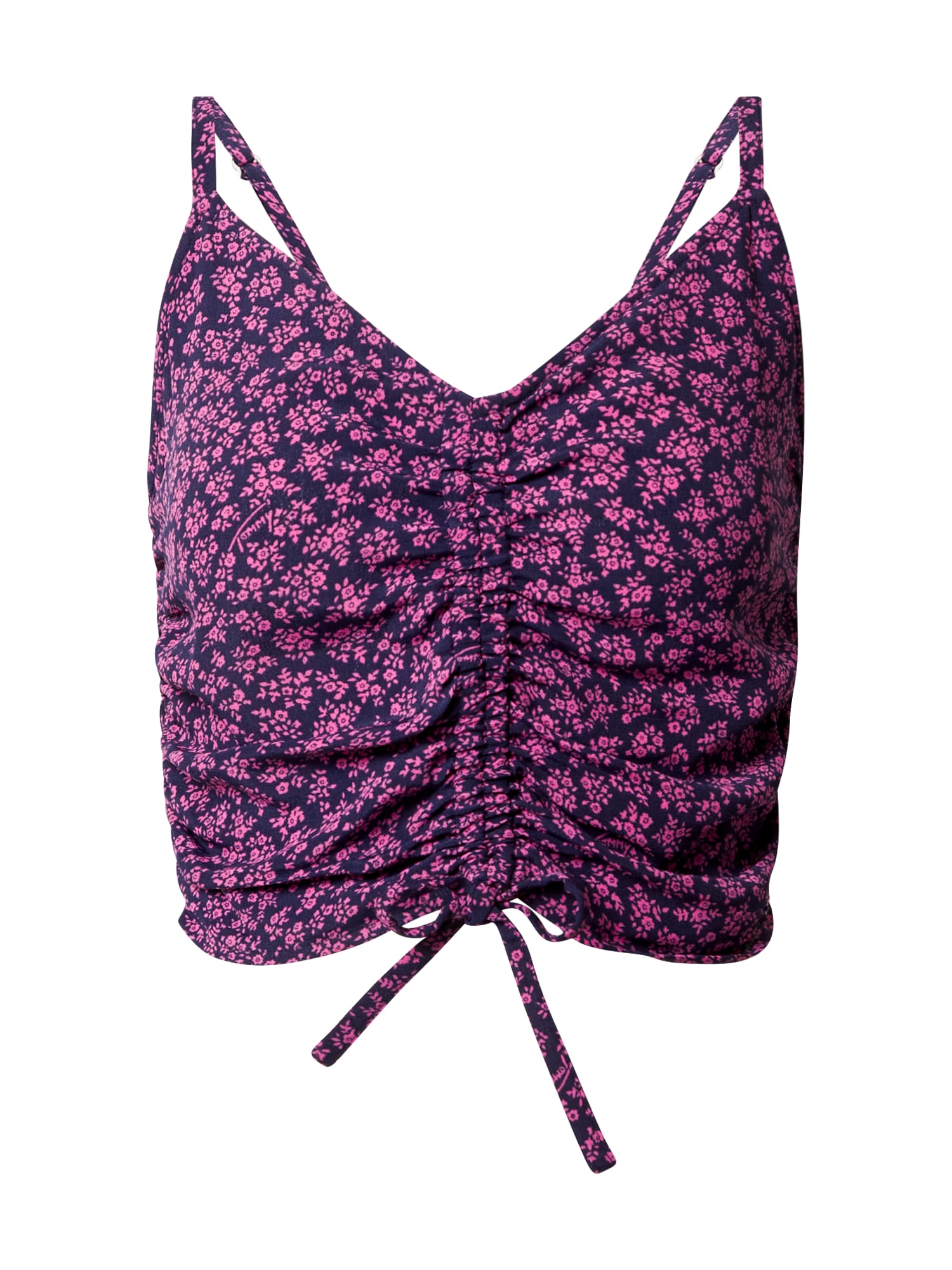 Tommy Jeans Top  mornarska / svetlo roza