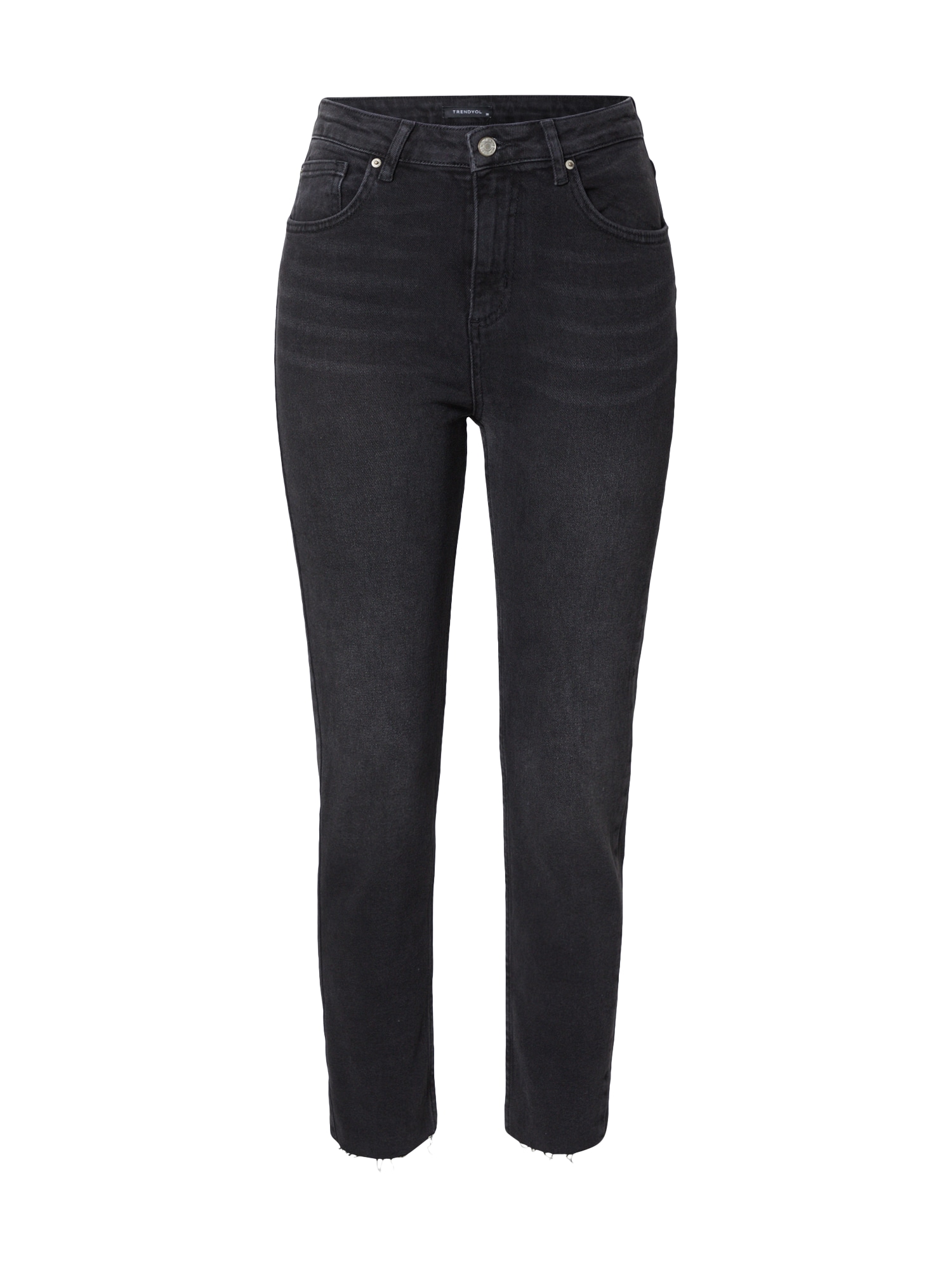 Trendyol Kavbojke  črn denim
