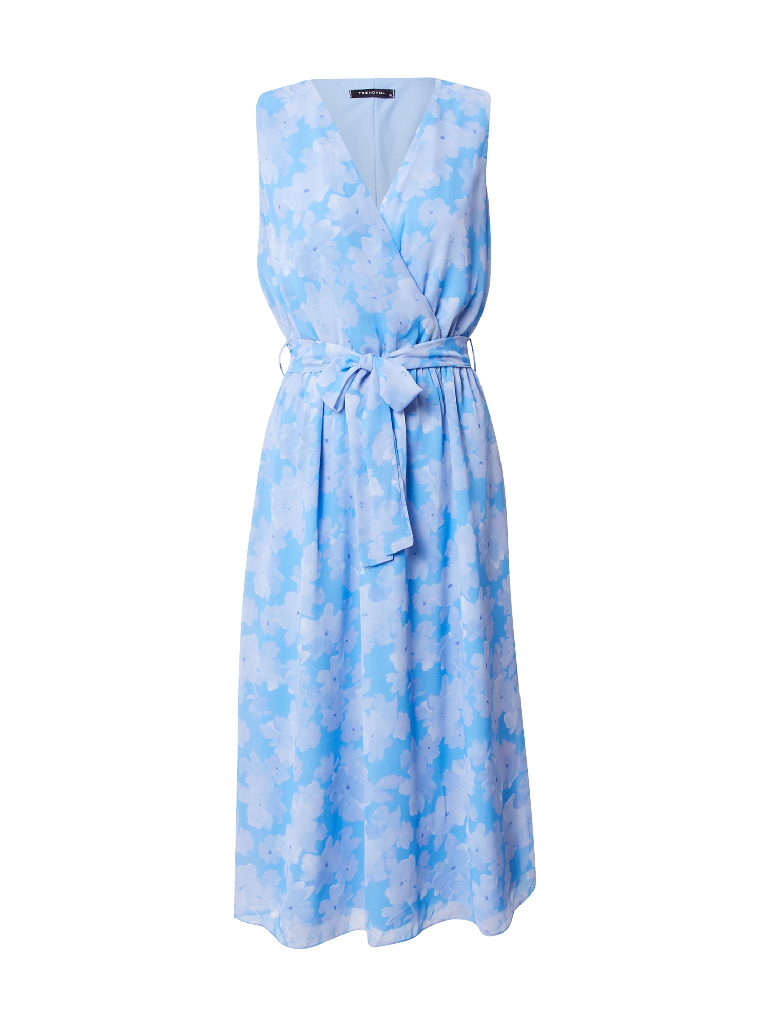 Trendyol Obleka  dimno modra / azur / pastelno modra