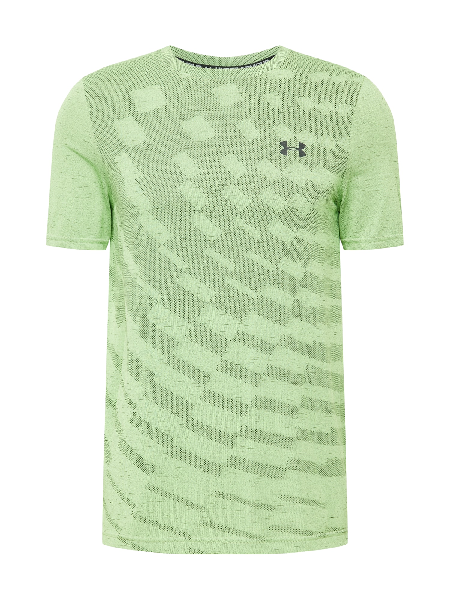 UNDER ARMOUR Funkcionalna majica 'Radial'  siva / svetlo zelena