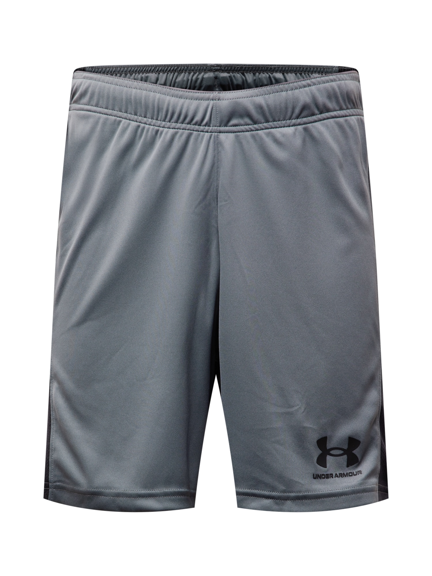 UNDER ARMOUR Športne hlače 'Challenger'  siva / črna