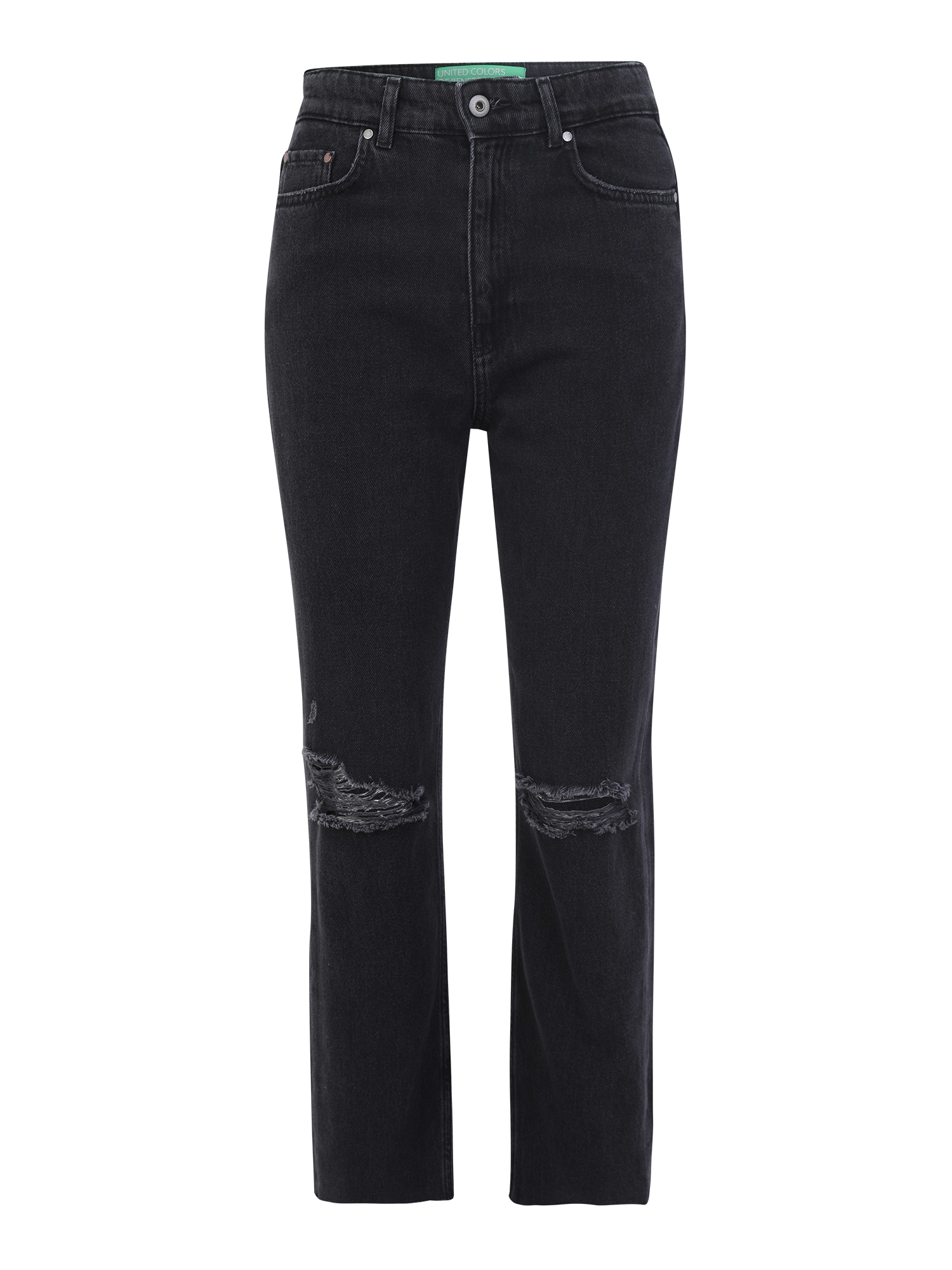 UNITED COLORS OF BENETTON Kavbojke  črn denim