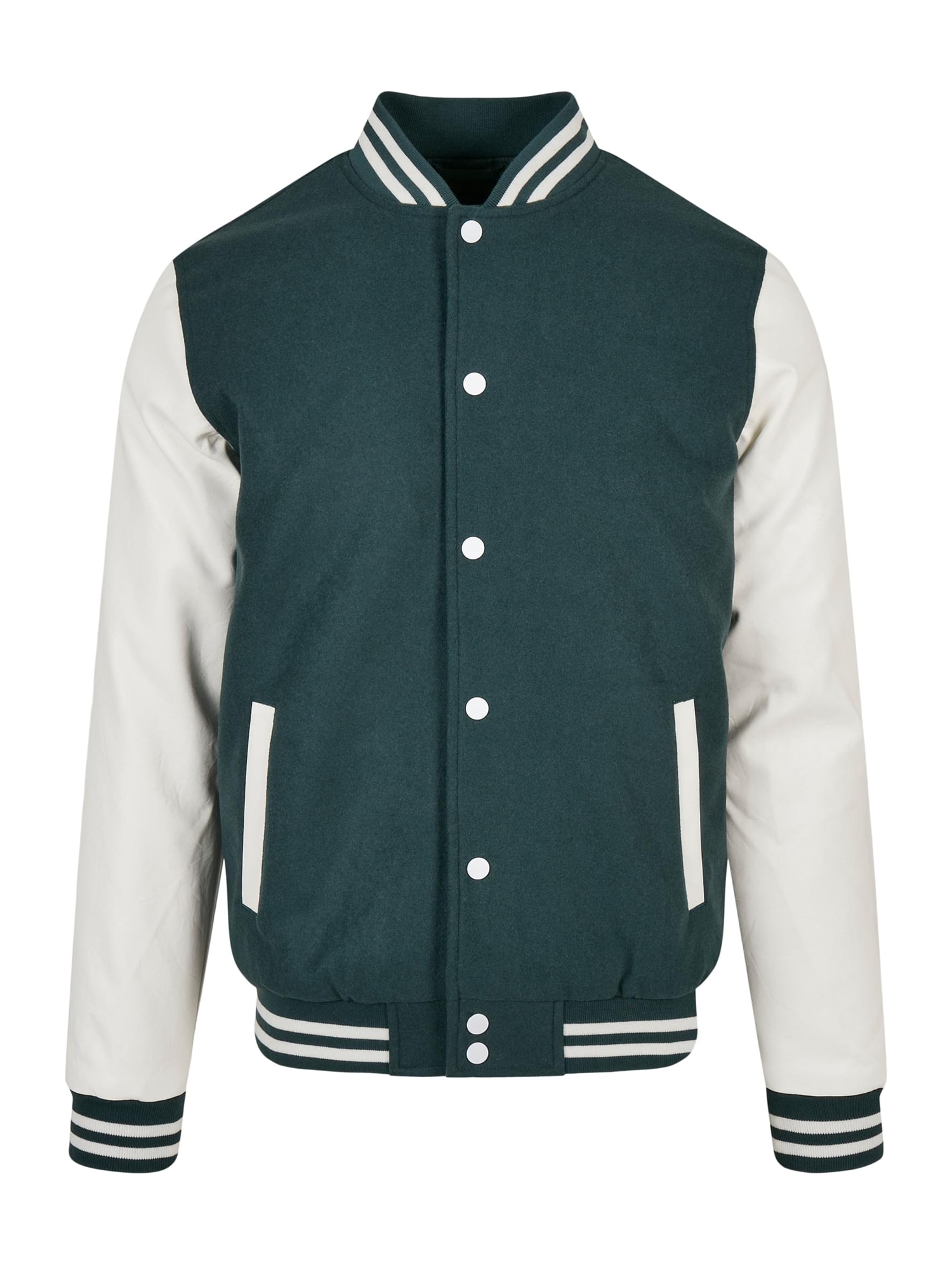 Urban Classics Prehodna jakna 'Oldschool'  smaragd / off-bela