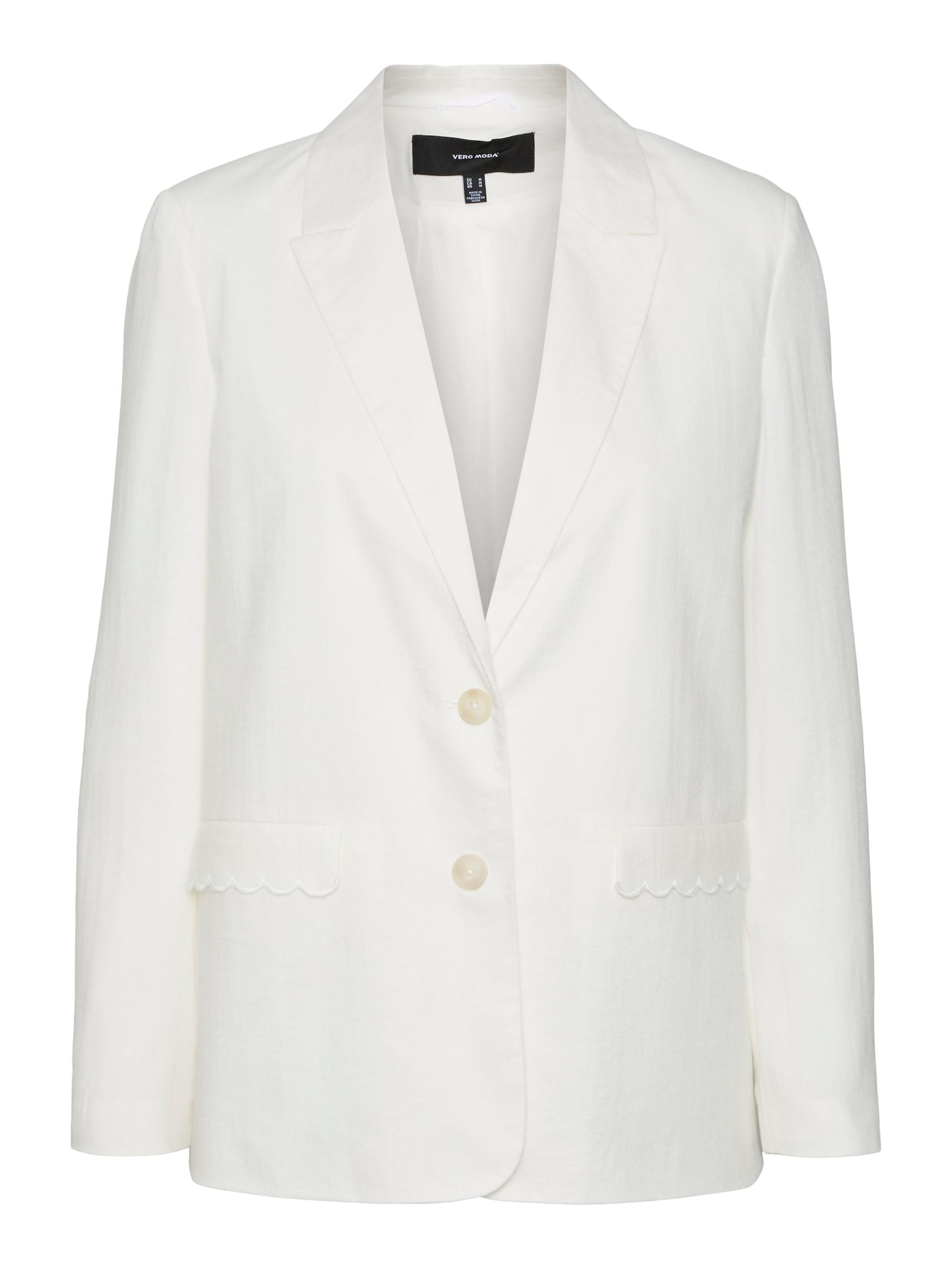 VERO MODA Blazer 'Scarlett'  bela / naravno bela