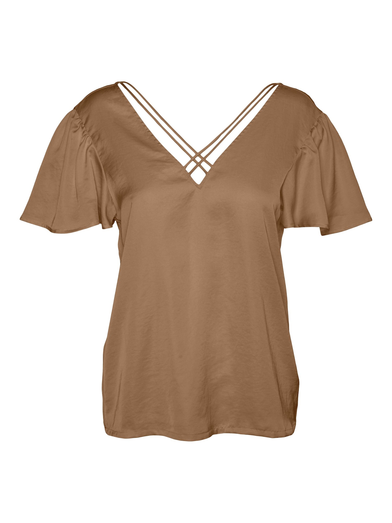 VERO MODA Bluza 'Anny'  rjava