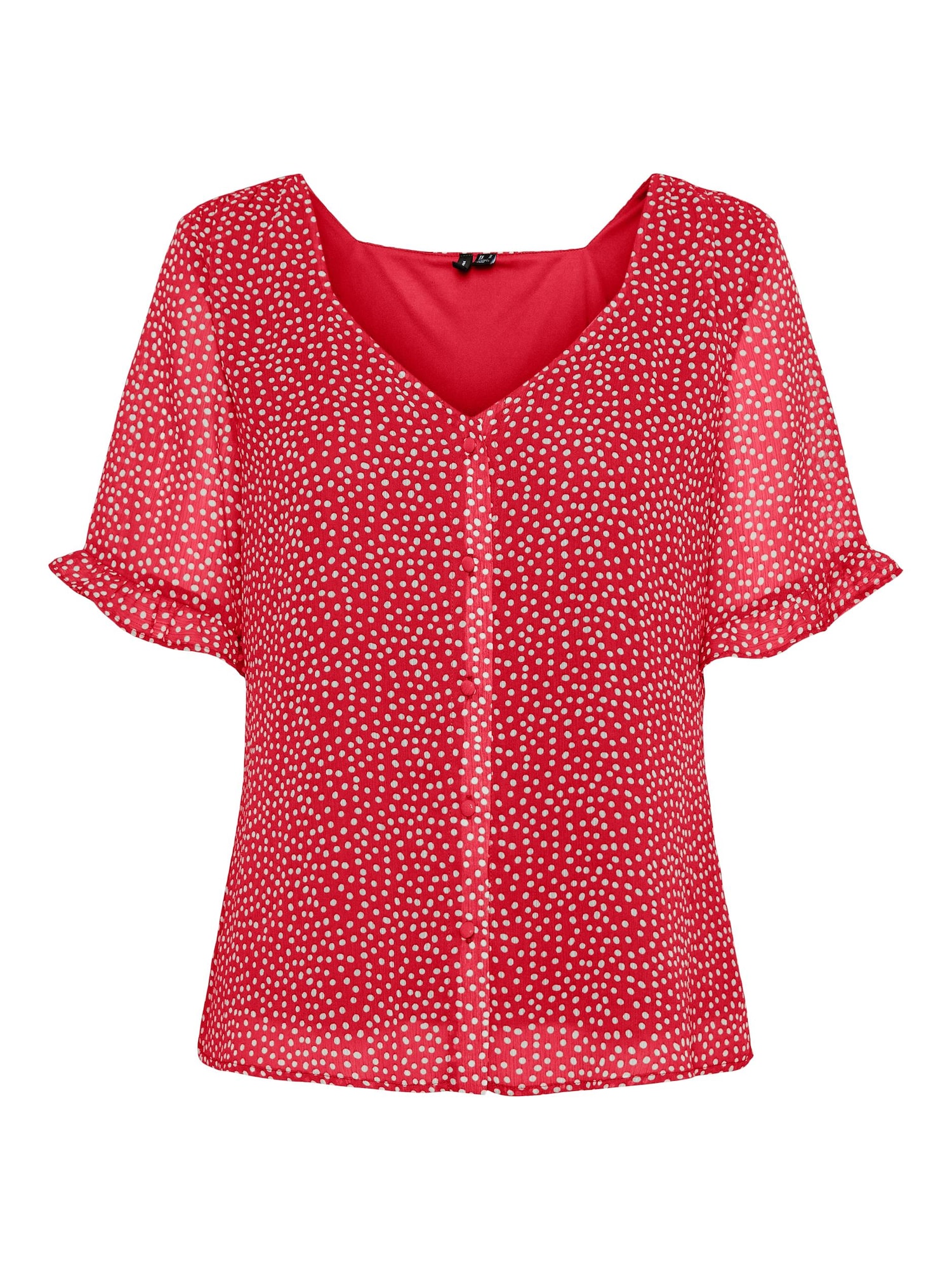 VERO MODA Bluza 'Caro'  brusnica / bela