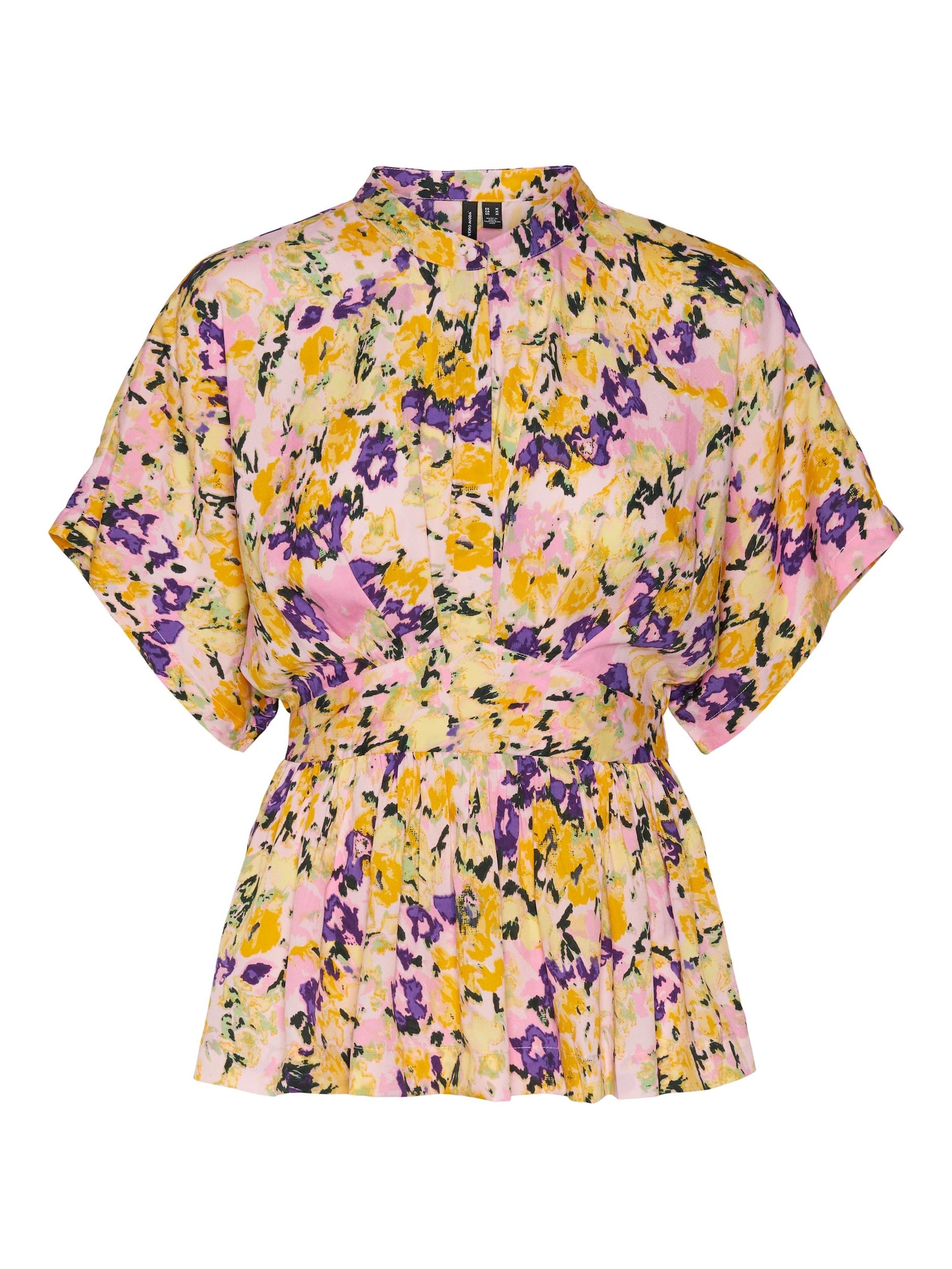 VERO MODA Bluza 'Gry'  rumena / zelena / lila / rosé