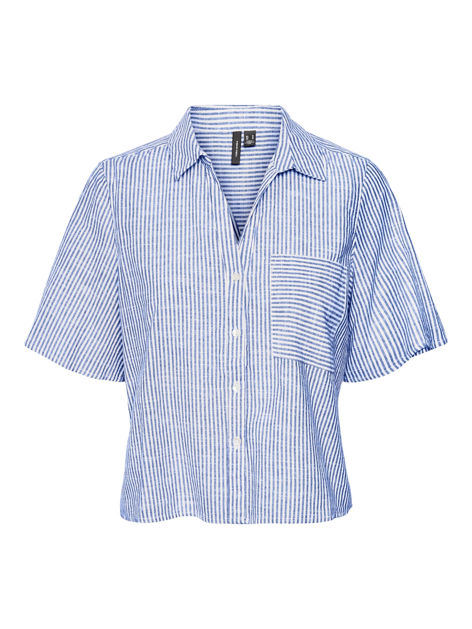 VERO MODA Bluza 'JILY'  modra / bela