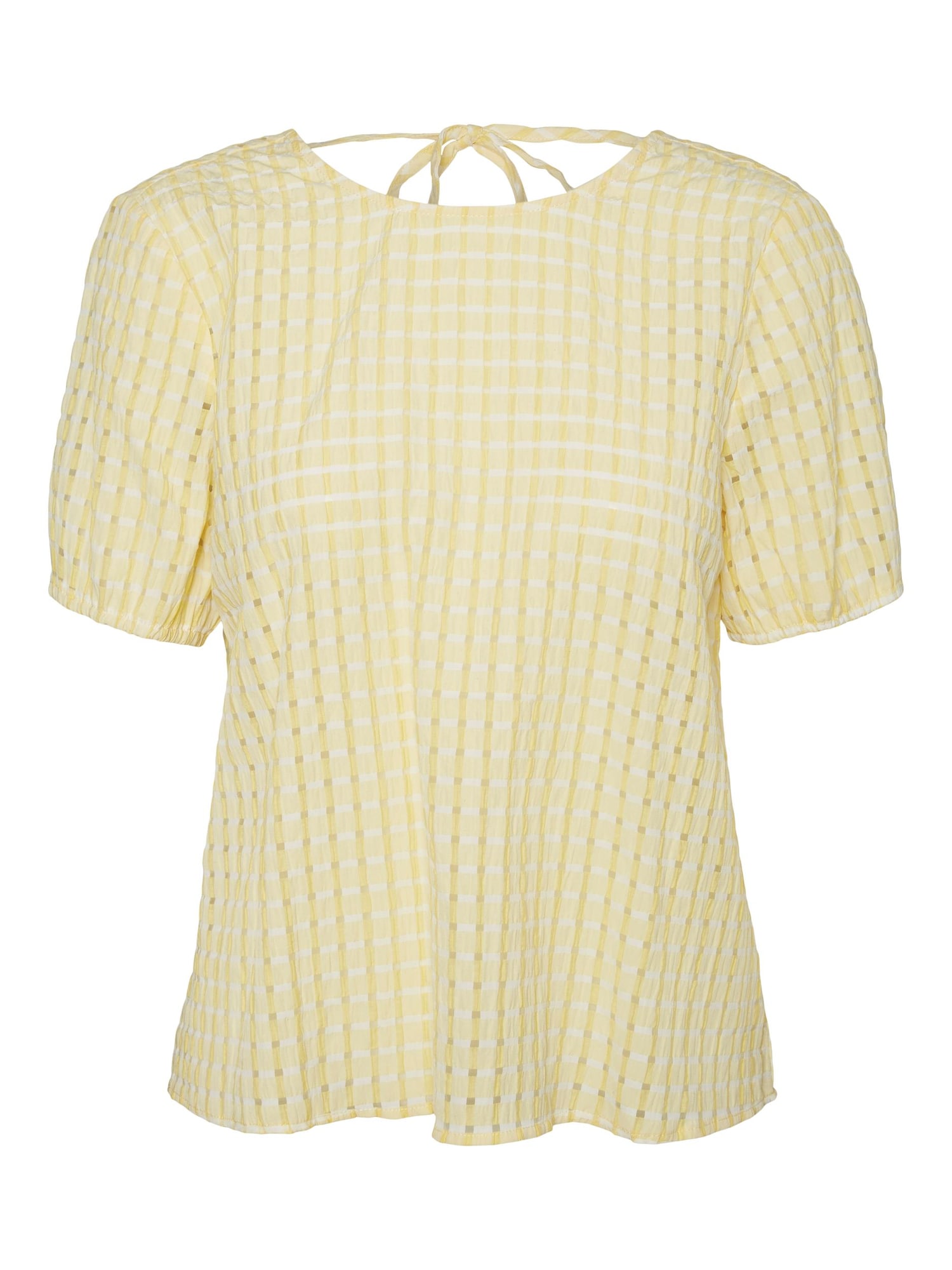 VERO MODA Bluza 'Kamryn'  rumena / bela