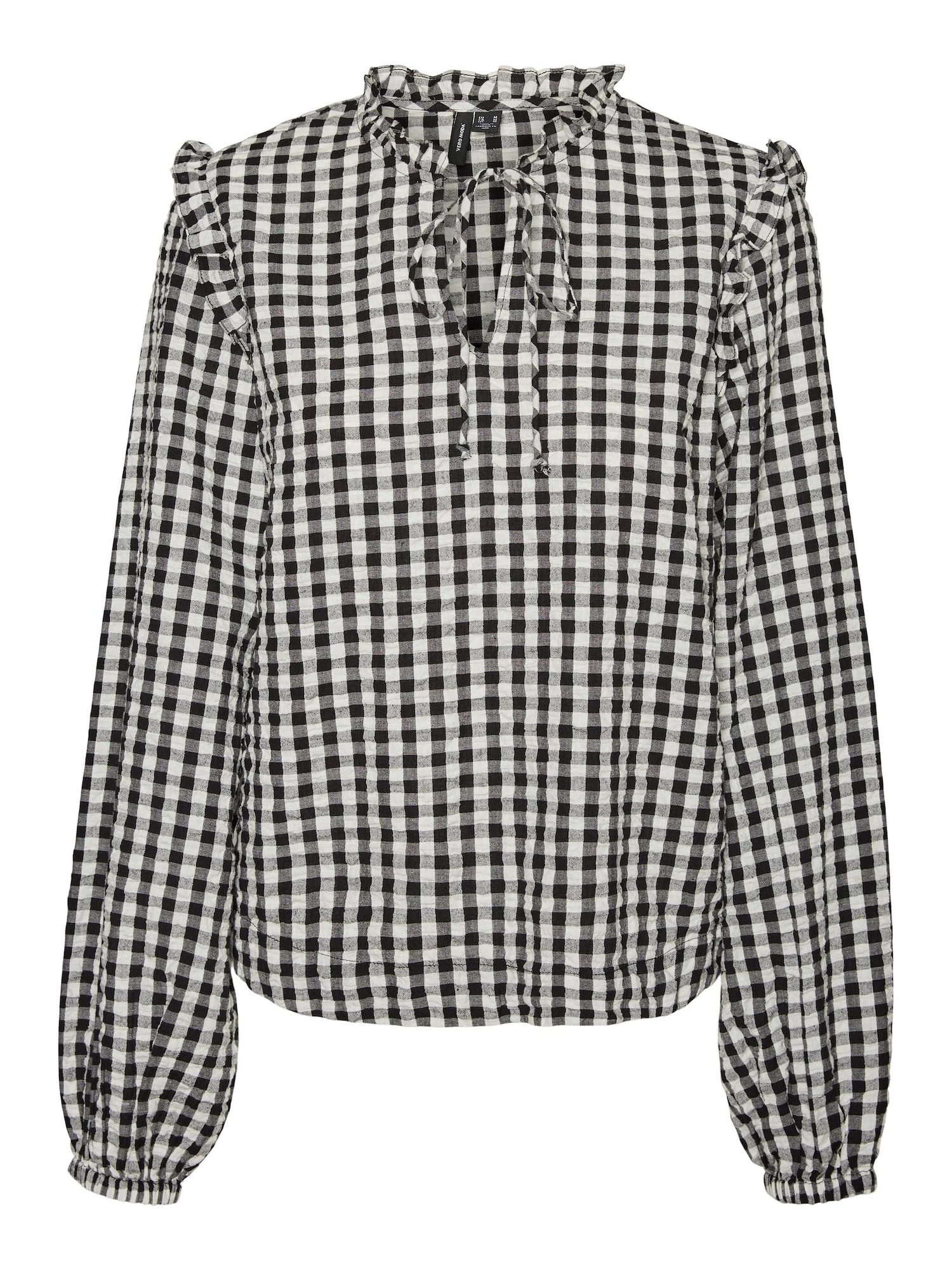 VERO MODA Bluza 'Karen'  črna / bela