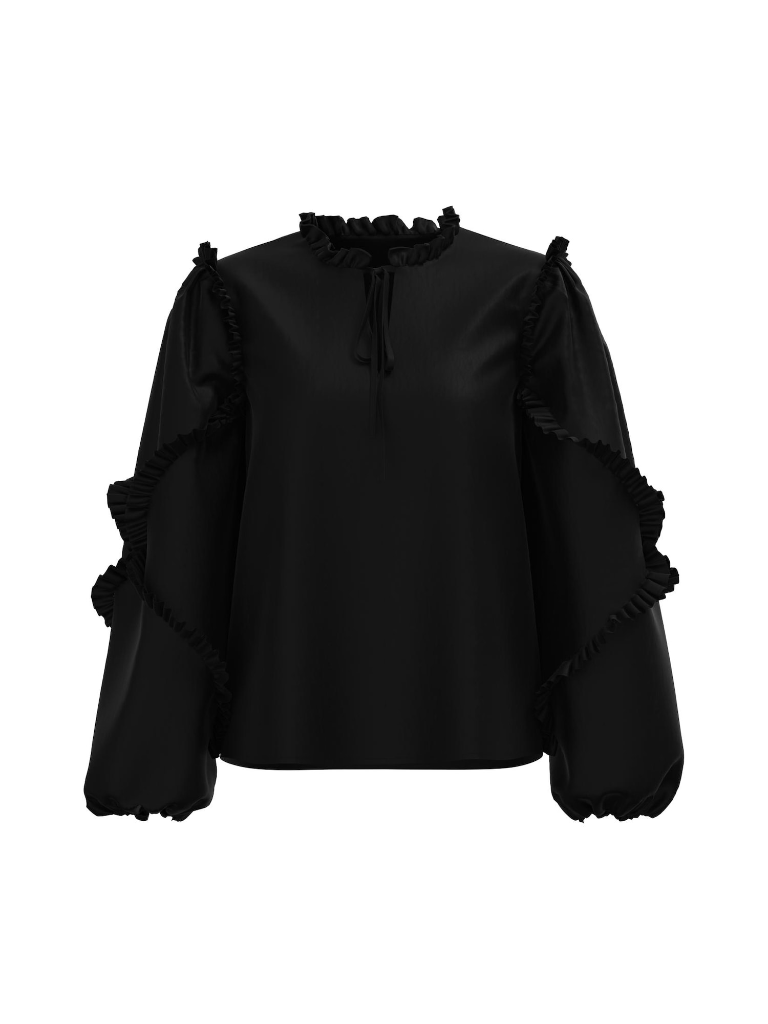 VERO MODA Bluza 'Karo'  črna