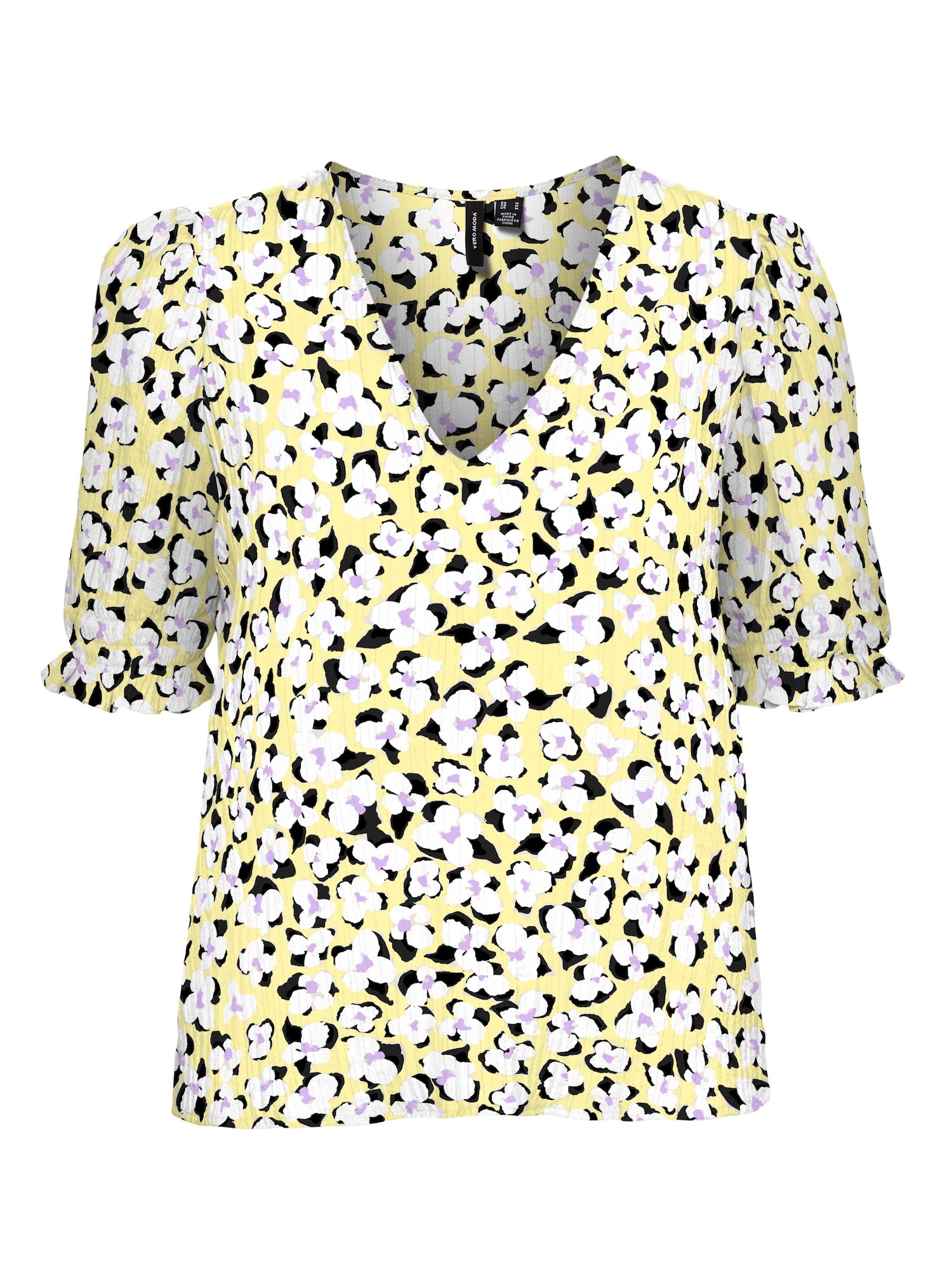 VERO MODA Bluza 'Olea'  rumena / mešane barve