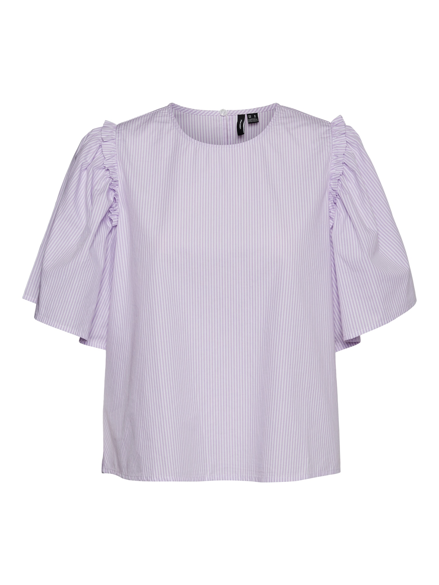 VERO MODA Bluza 'Simla'  pastelno lila / bela