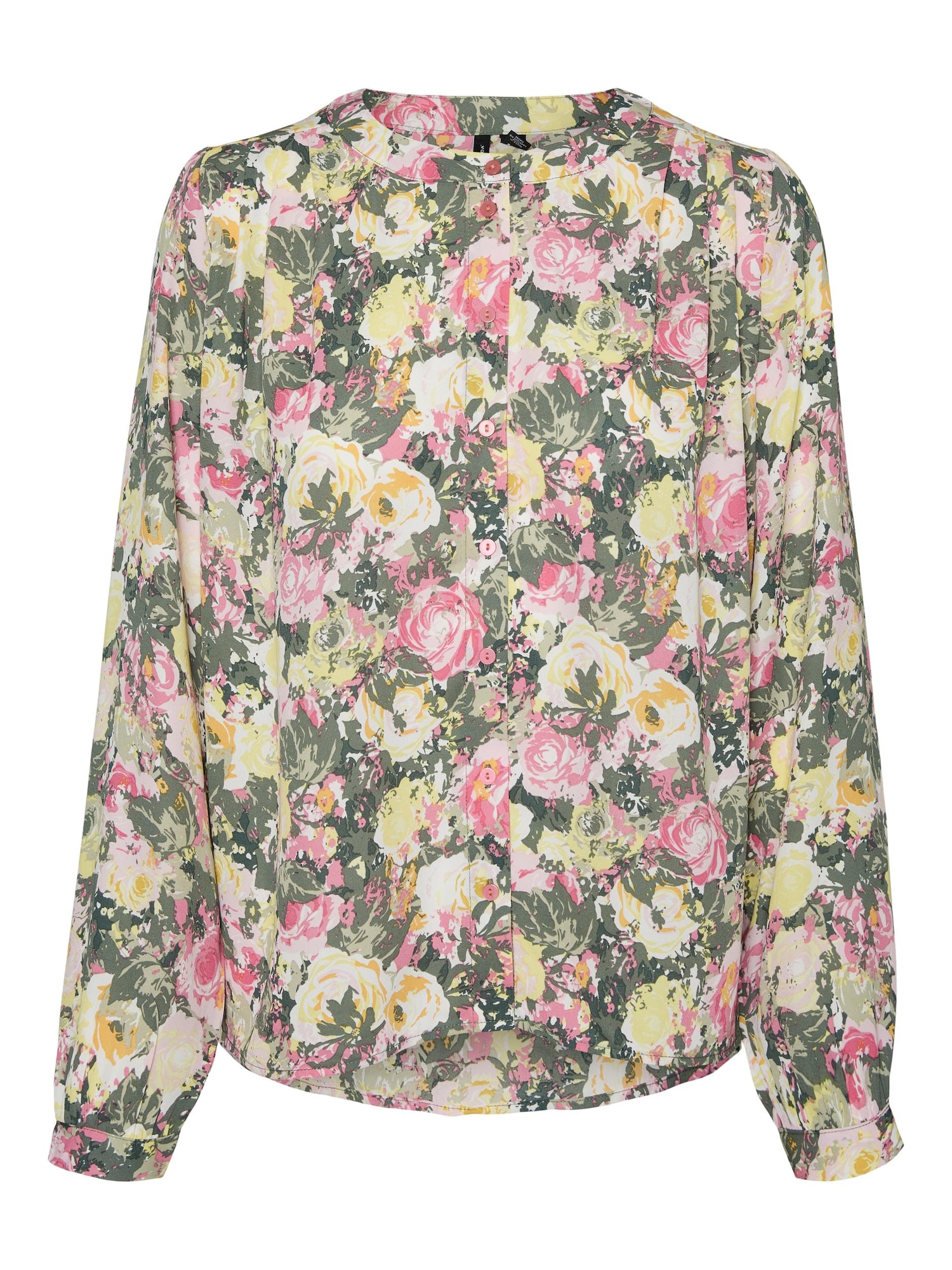 VERO MODA Bluza  kaki / roza / rosé / bela