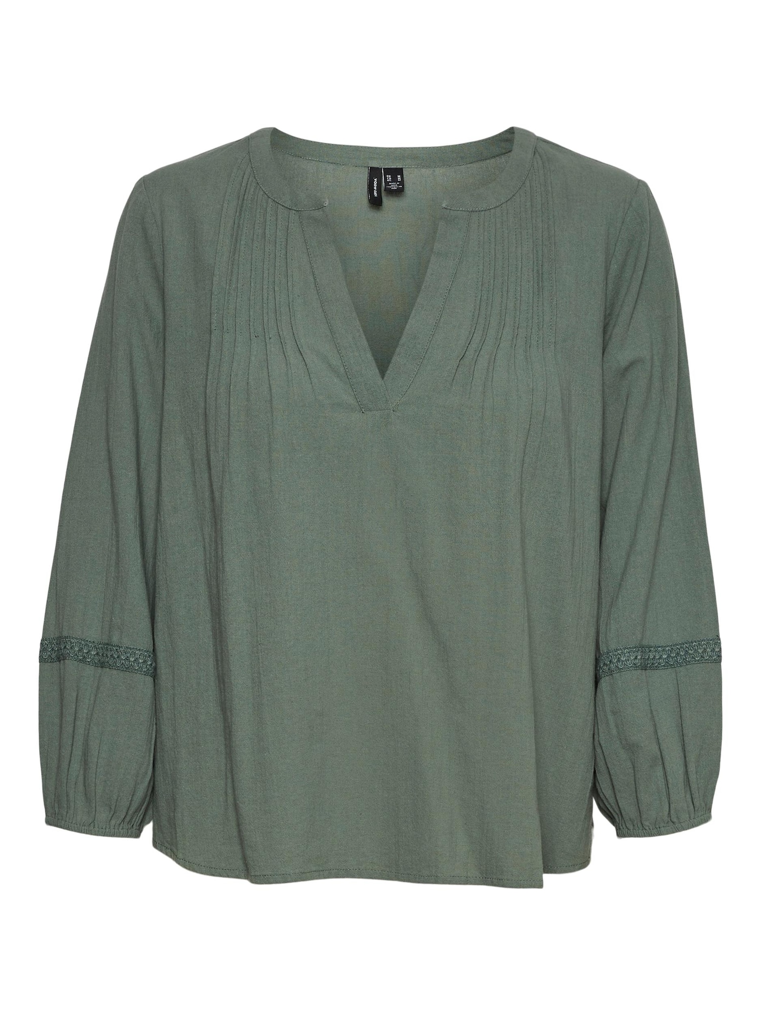 VERO MODA Bluza  temno zelena