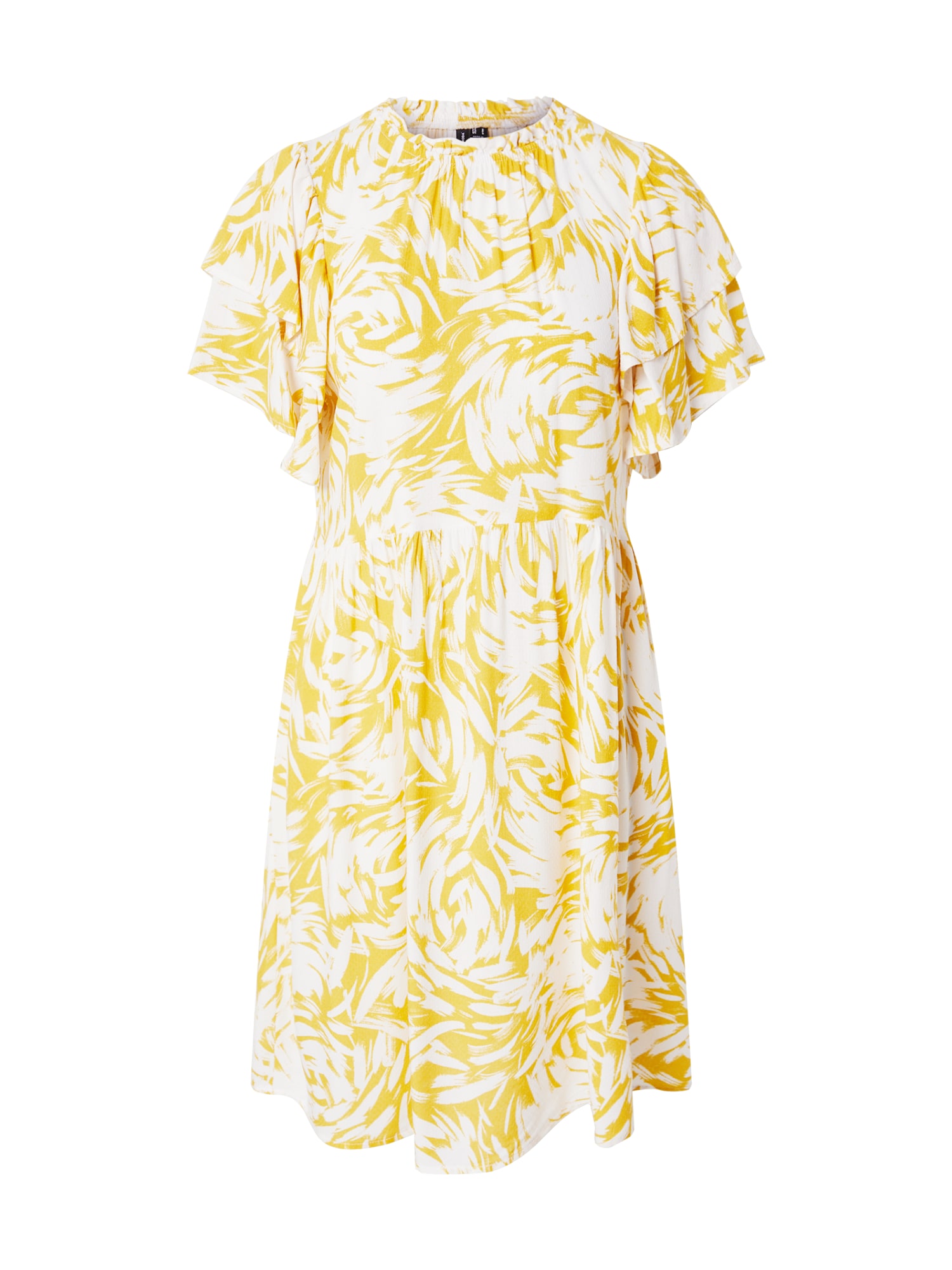 VERO MODA Dolga srajca 'ANI BEA'  kremna / rumena