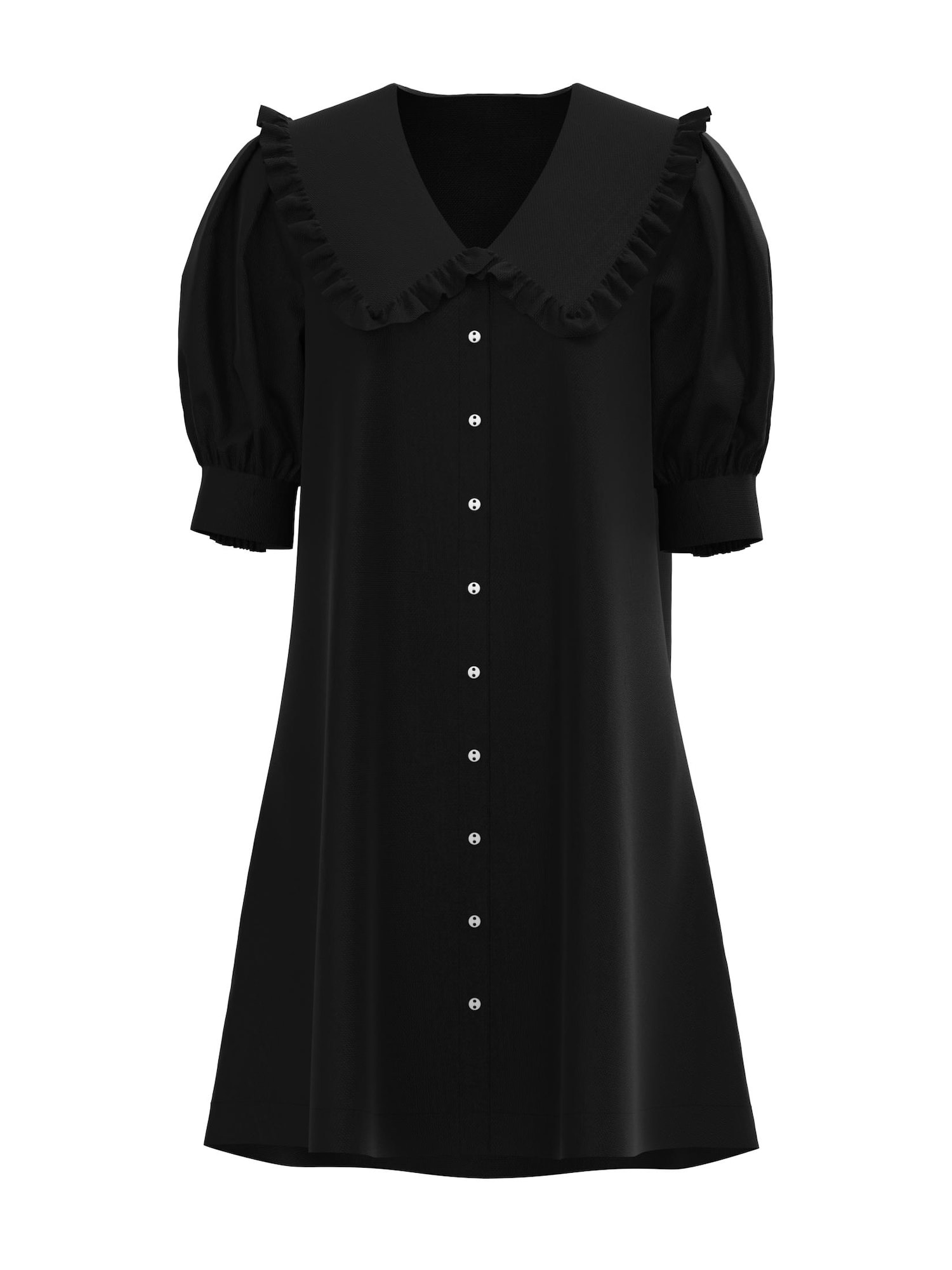VERO MODA Dolga srajca 'Luna'  črna