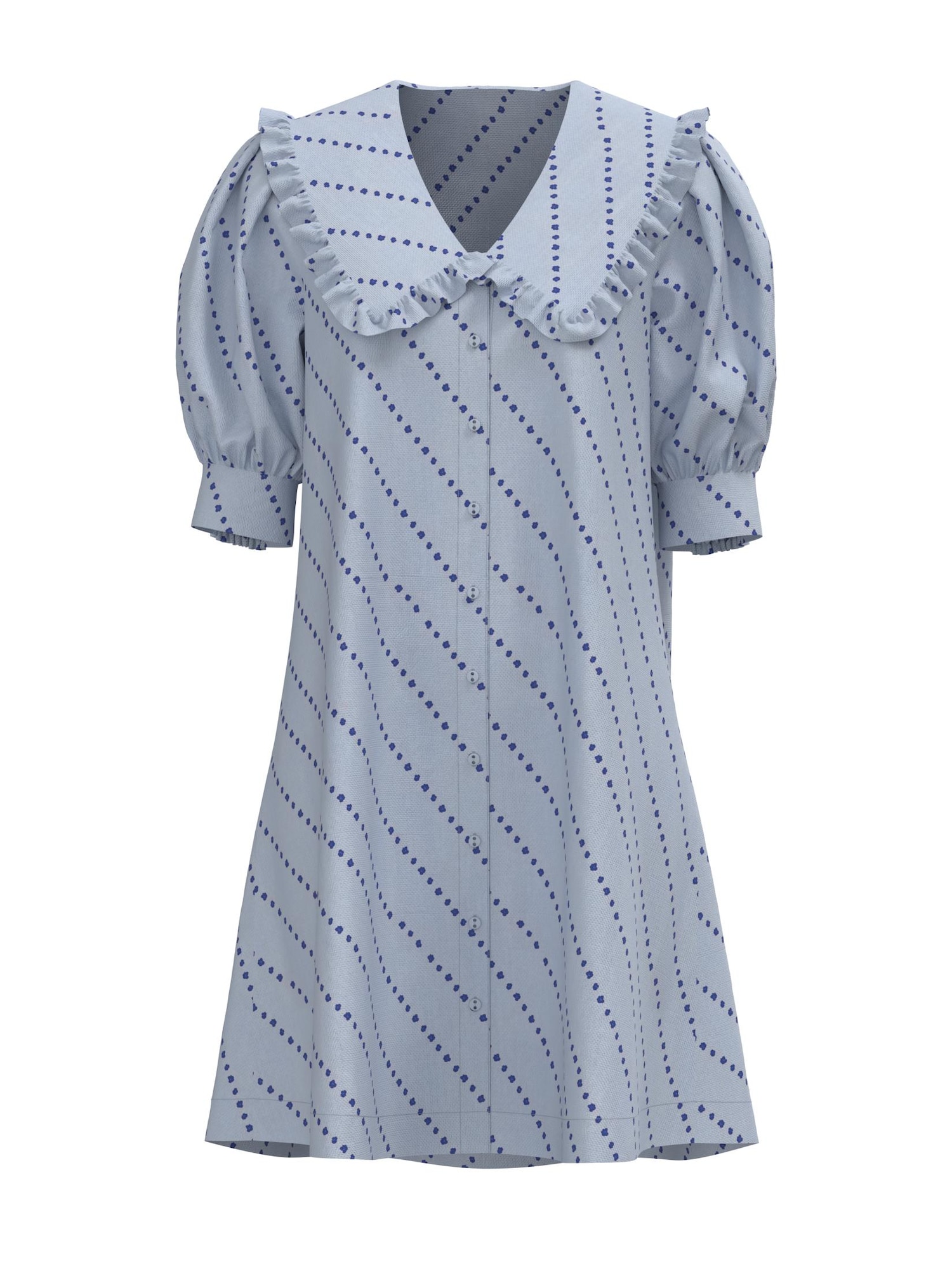 VERO MODA Dolga srajca 'Luna'  mornarska / dimno modra