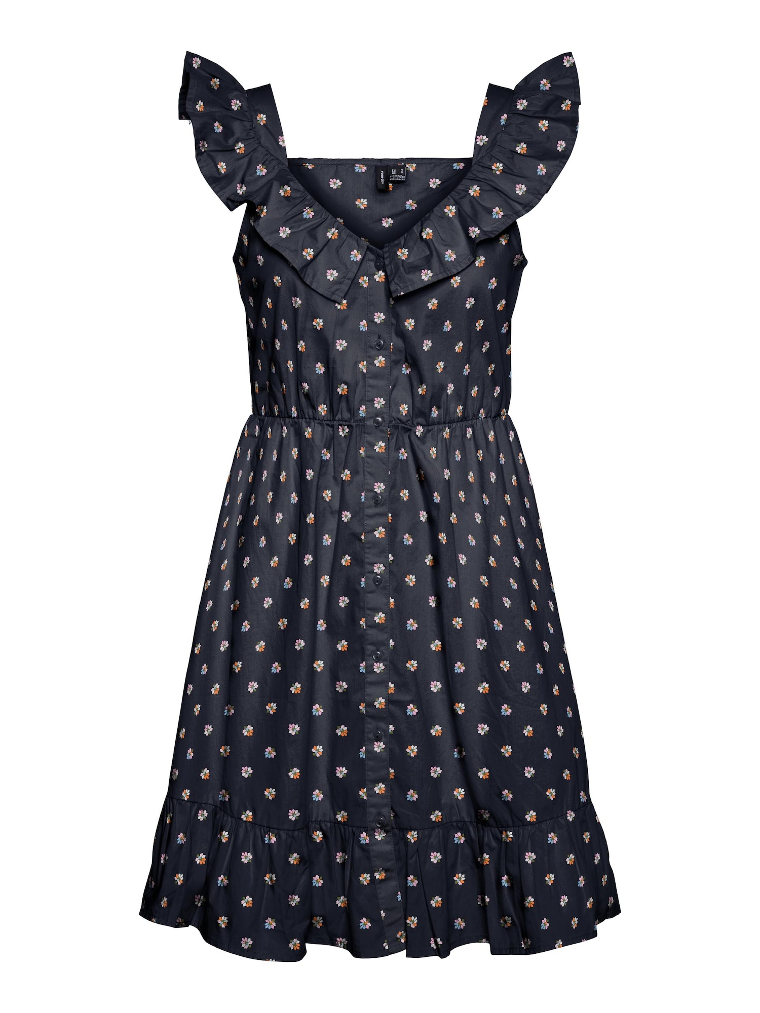 VERO MODA Dolga srajca 'Nibi'  temno modra / mešane barve