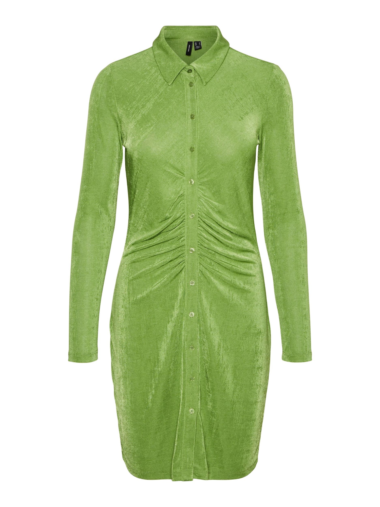 VERO MODA Dolga srajca 'SLINKY'  zelena