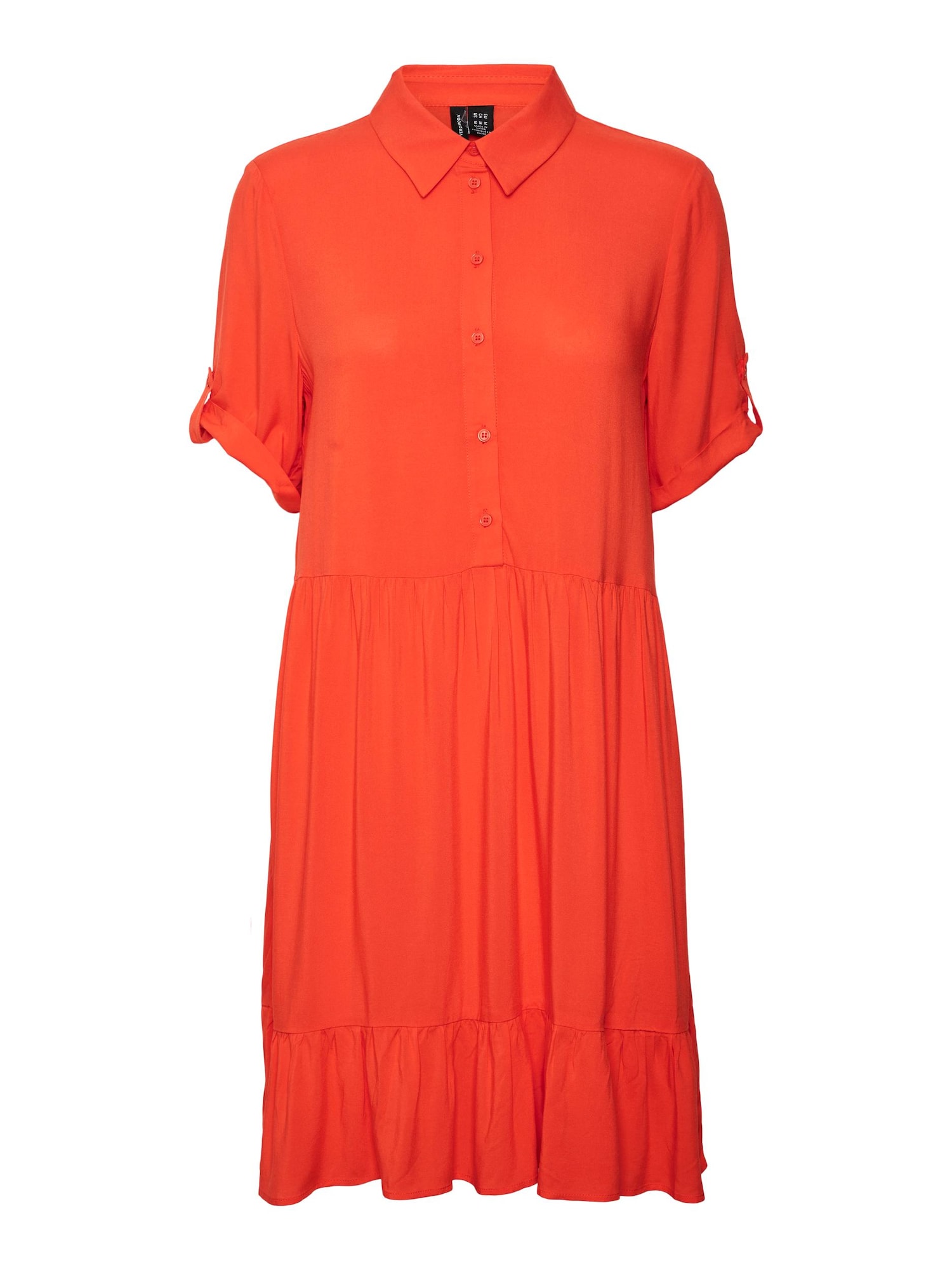 VERO MODA Dolga srajca 'Tipi'  neonsko oranžna