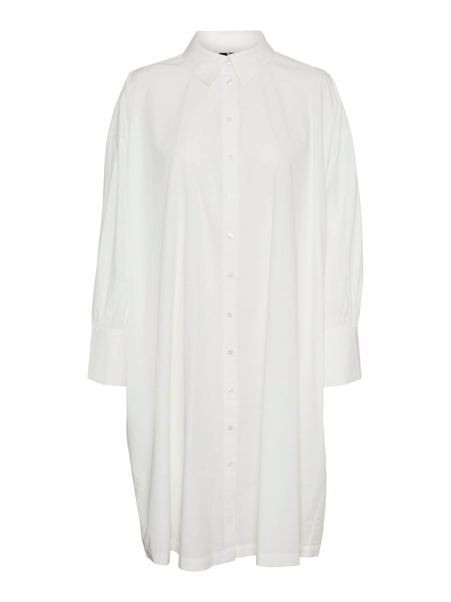 VERO MODA Dolga srajca  bela