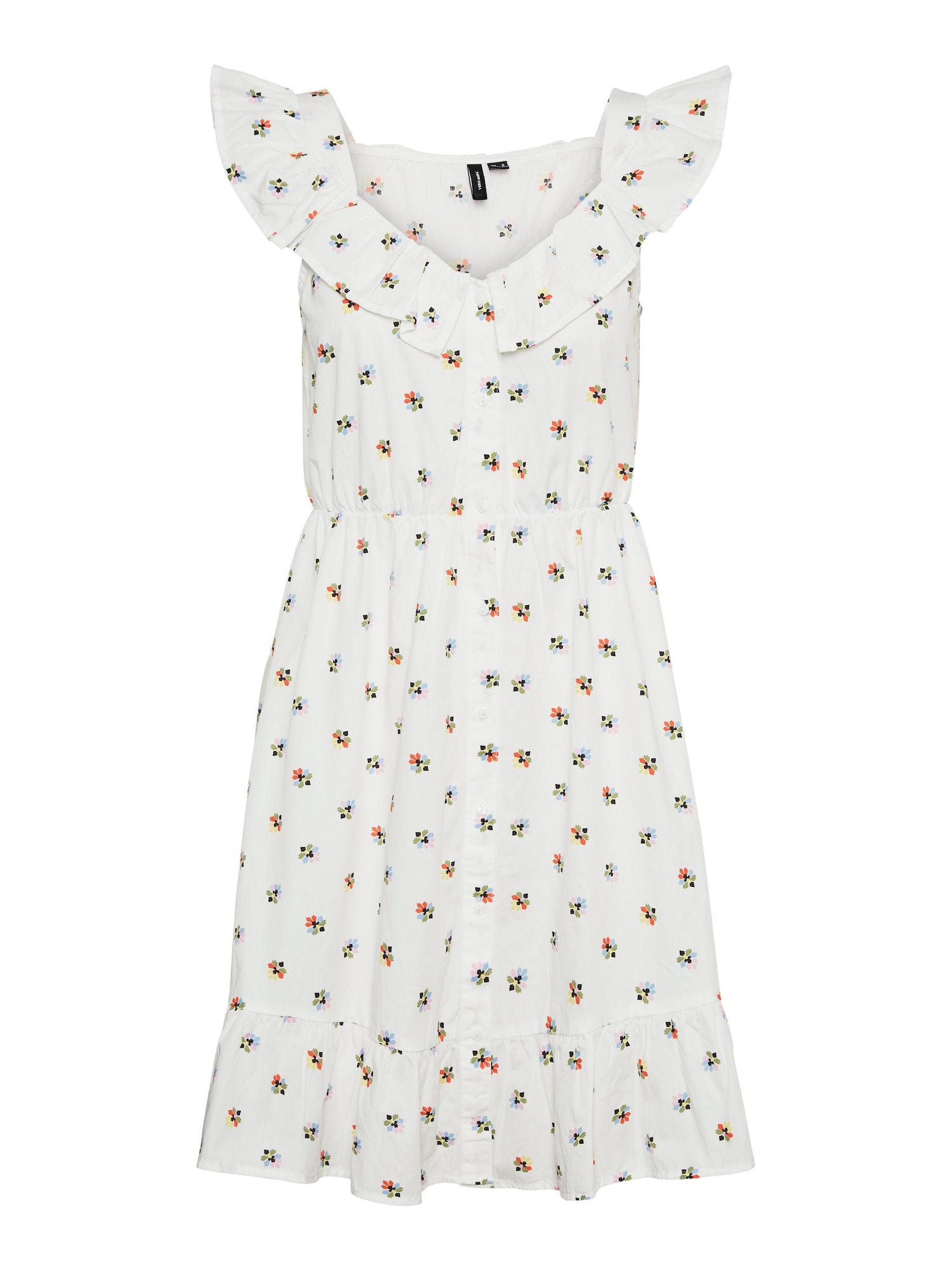 VERO MODA Dolga srajca  svetlo modra / svetlo zelena / oranžna / svetlo roza / bela
