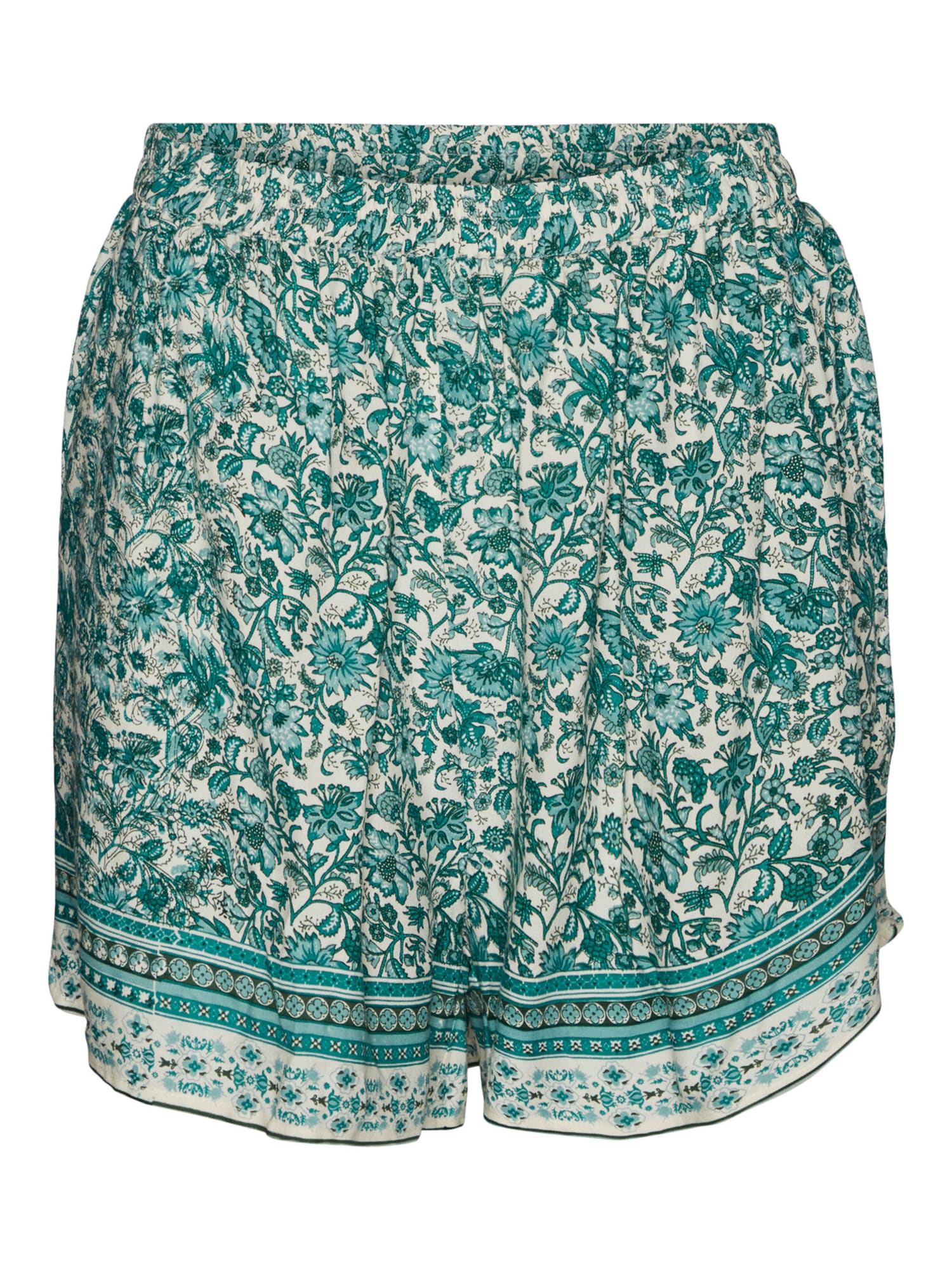 VERO MODA Hlače 'SANA'  zelena / mešane barve