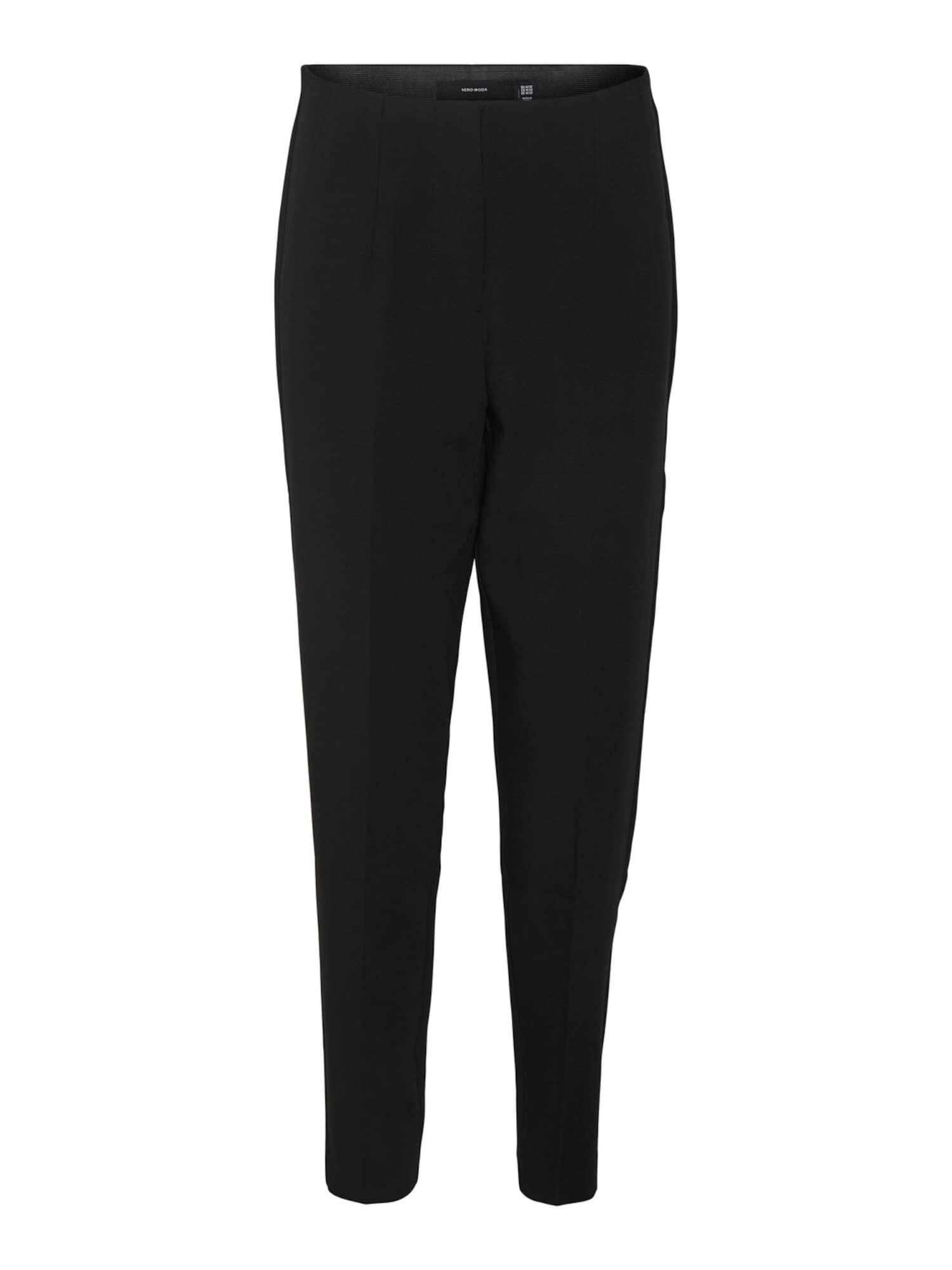 VERO MODA Hlače na rob 'SANDY'  črna