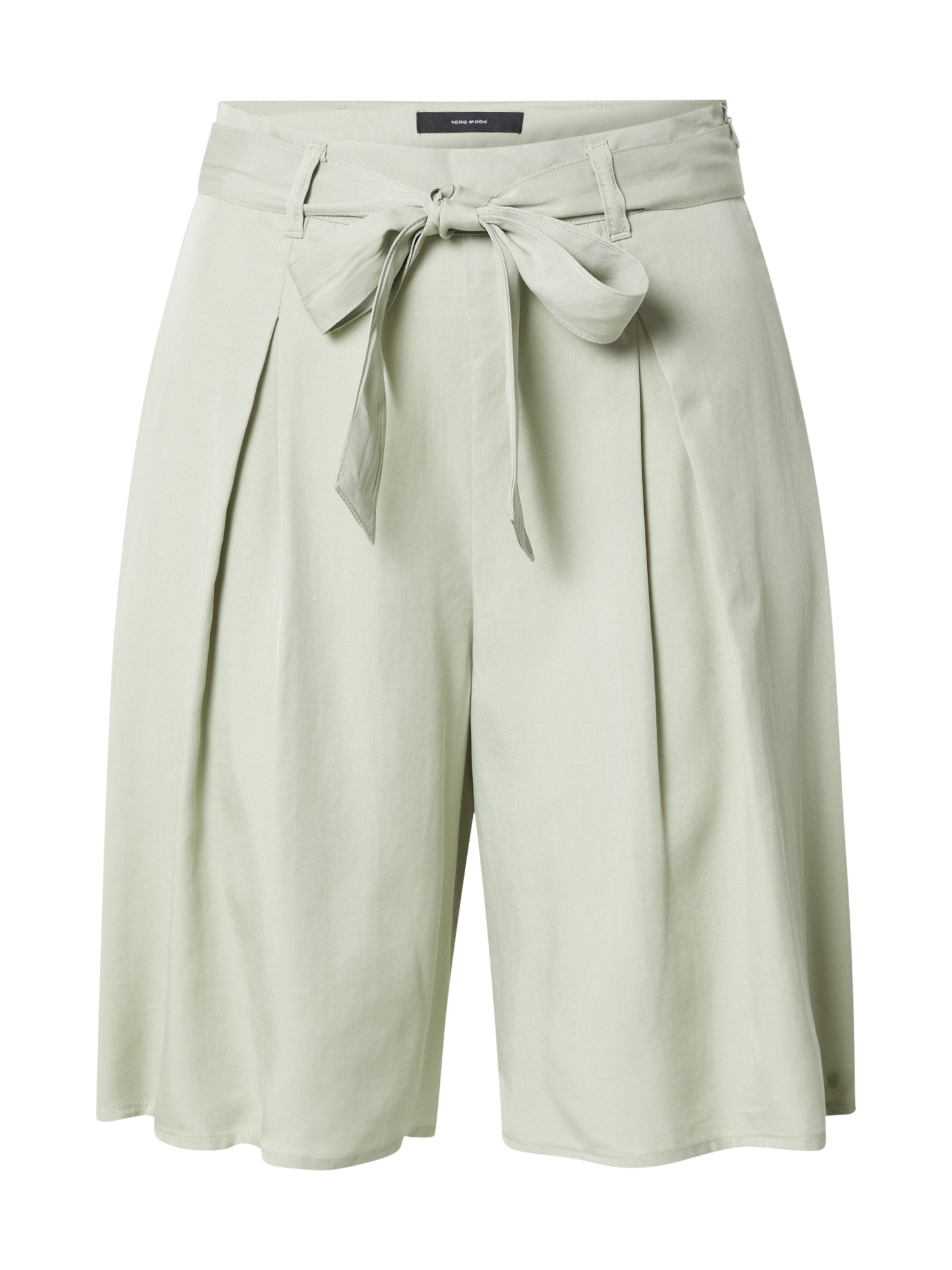 VERO MODA Hlače z naborki 'LILIANA'  pastelno zelena