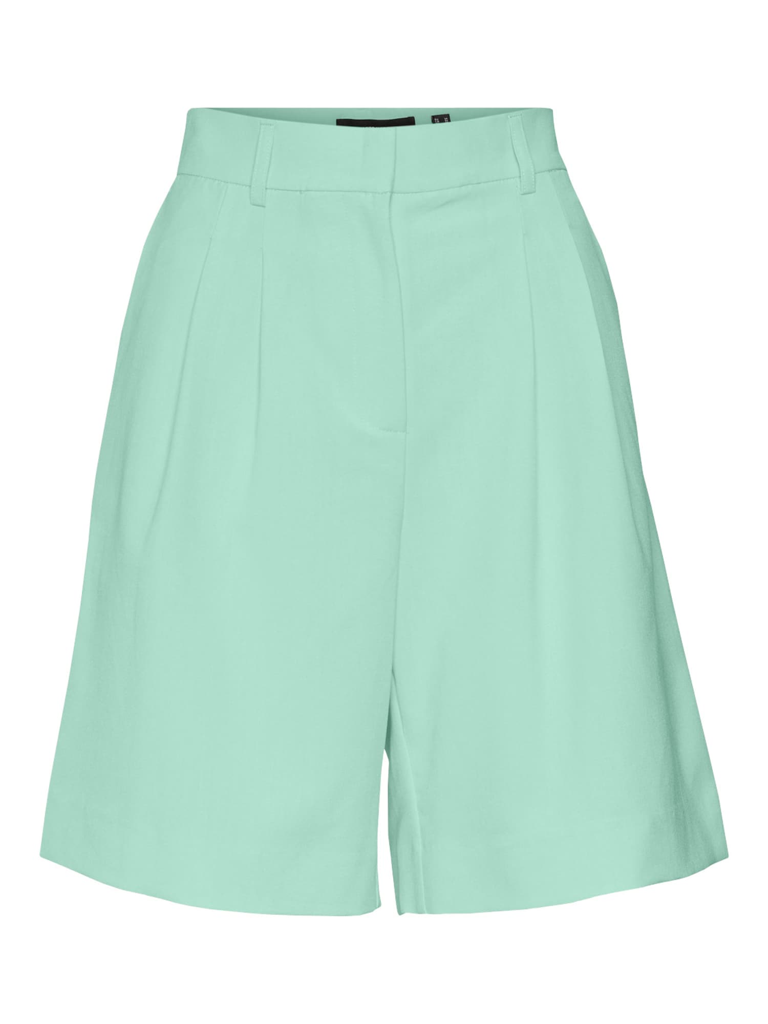 VERO MODA Hlače z naborki  pastelno zelena